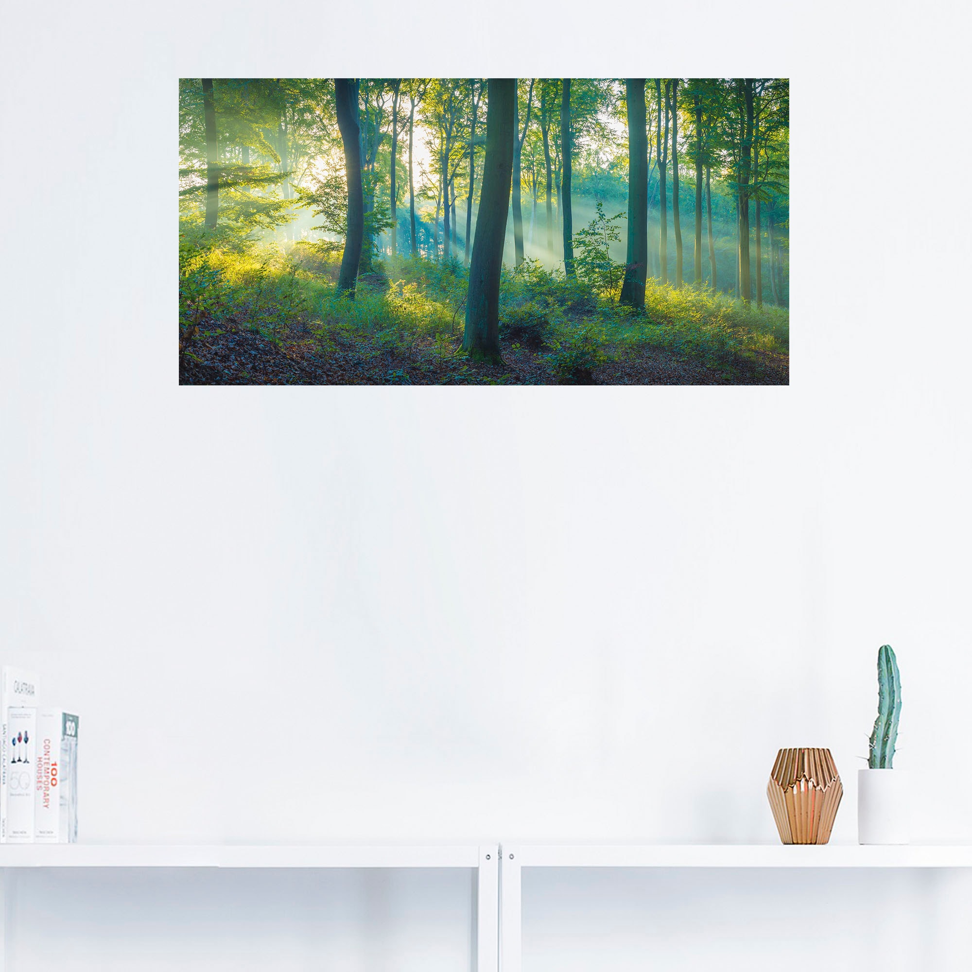 Artland Wandbild »Wald Panorama«, Waldbilder, (1 St.), als Alubild,  Leinwandbild, Wandaufkleber oder Poster in versch. Größen bei OTTO
