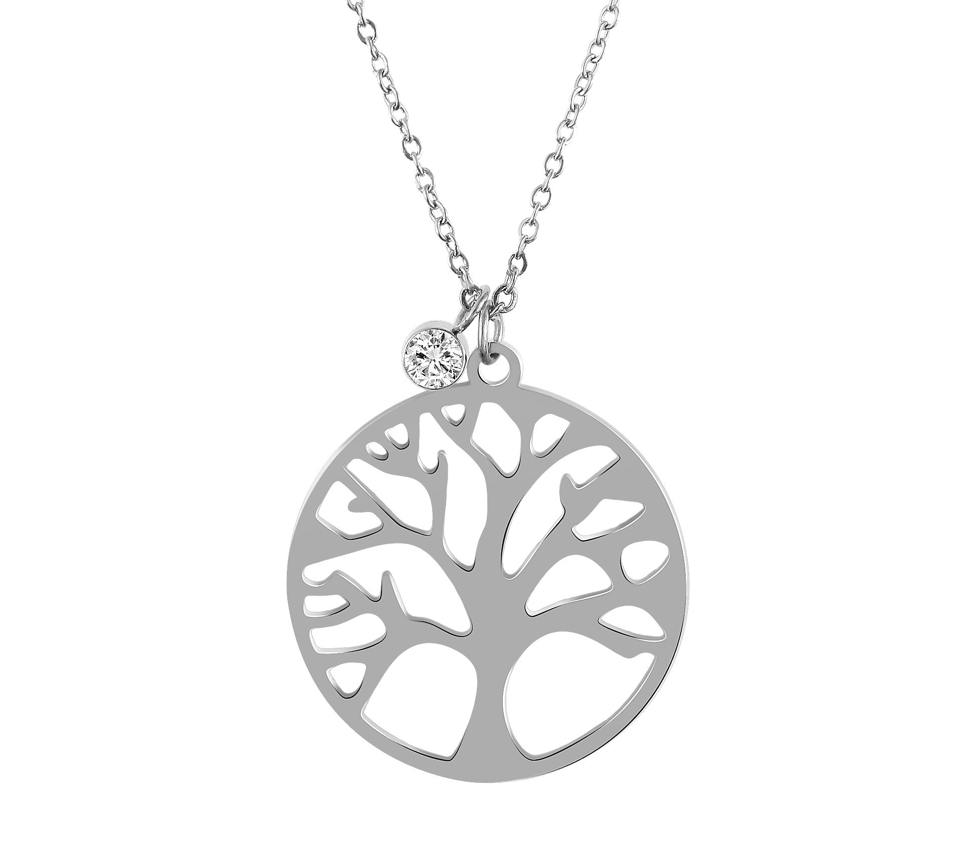 Adelia´s Kette ohne Anhänger »Damen Halskette mit Anhänger ¿ Lebensbaum aus Edelstahl«