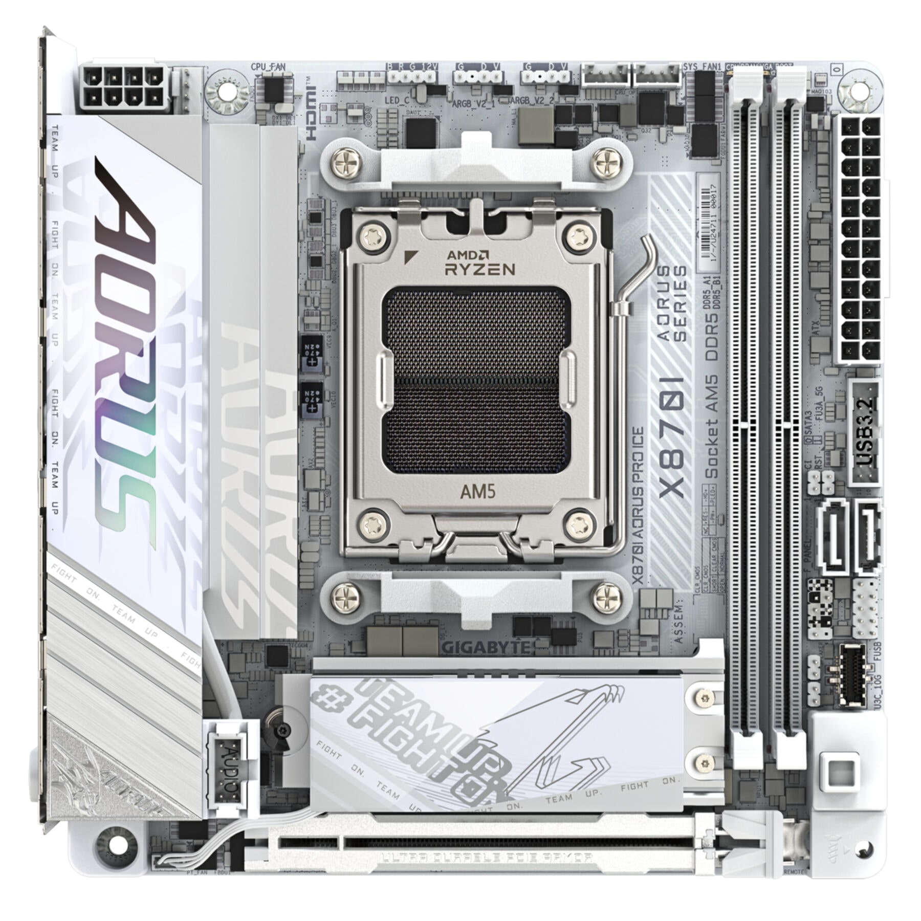 Gigabyte Mainboard »X870I AORUS PRO ICE Mainboard - Unterstützt AMD Ryzen 9000er-Serie CPU«