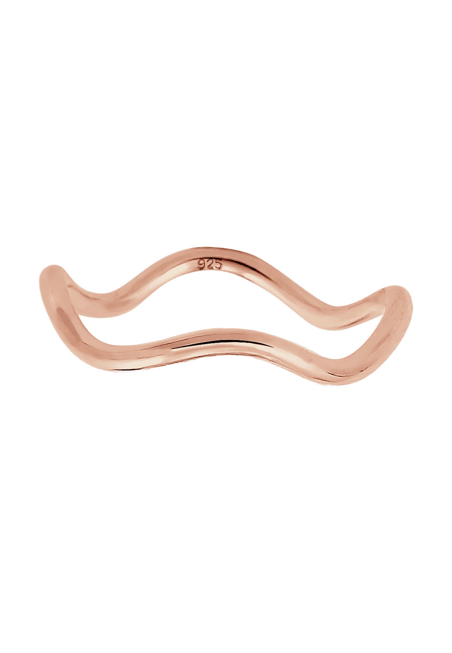 Elli Silberring »Ring Wellen Minimal Geo 925 Sterling Silber«