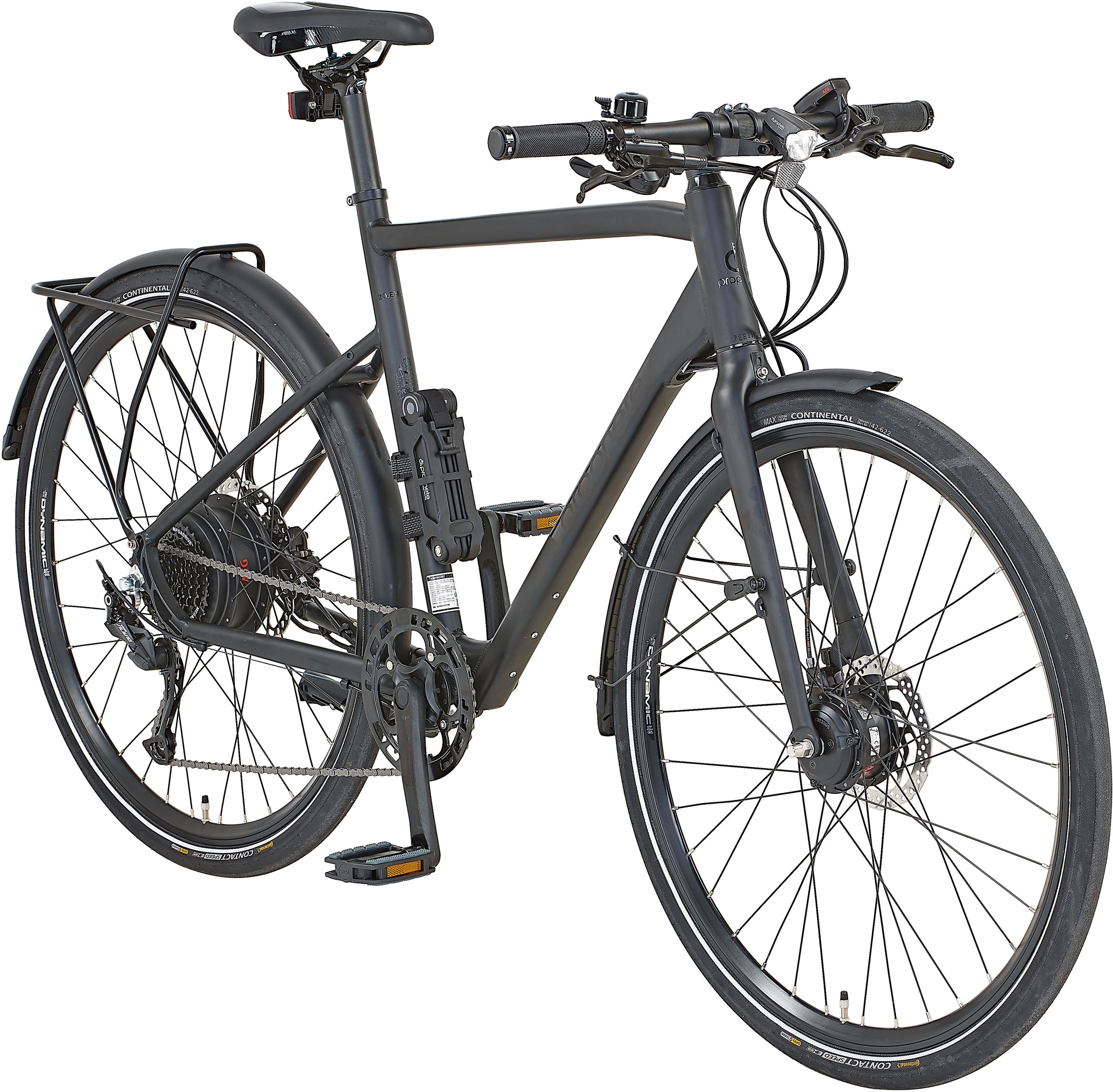Prophete E-Bike »Urbanicer 21.EMU.10«, 8 Gang, Shimano, Alivio, Frontmotor 250 W, Pedelec, Elektrofahrrad für Damen u. Herren