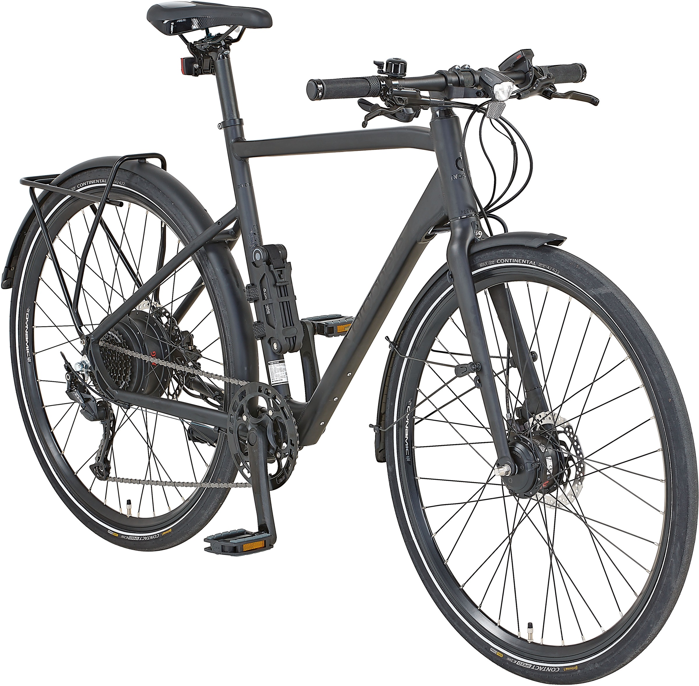 Prophete E-Bike »Prophete Urbanicer 21.EMU.10«, 8 Gang, Shimano, Alivio, Frontmotor 250 W, Pedelec, Elektrofahrrad für Damen u. Herren, Urbanbike