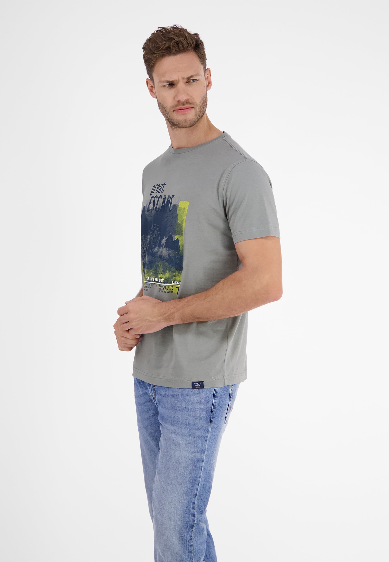 LERROS T-Shirt »LERROS T-Shirt *Great Escape*«