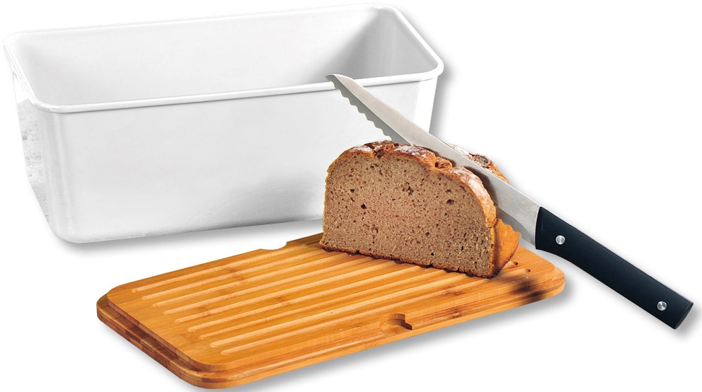 KESPER® Brotkasten, (1 tlg.), mit Deckel als Schneidbrett