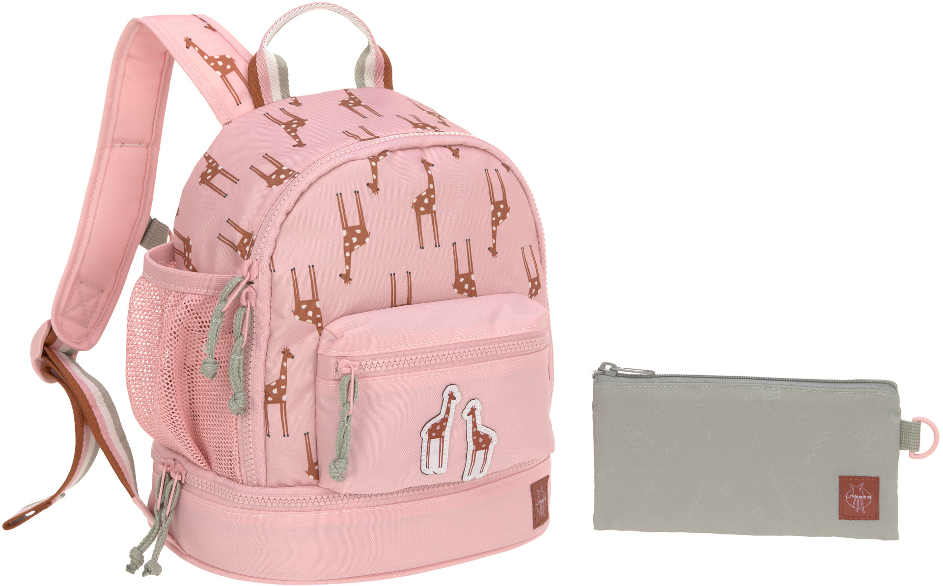 Kinderrucksack »Safari, Giraffe, Rose«