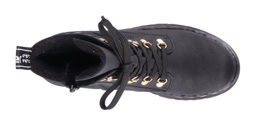 Rieker Winterboots, mit kontrastfarbener Rahmennaht