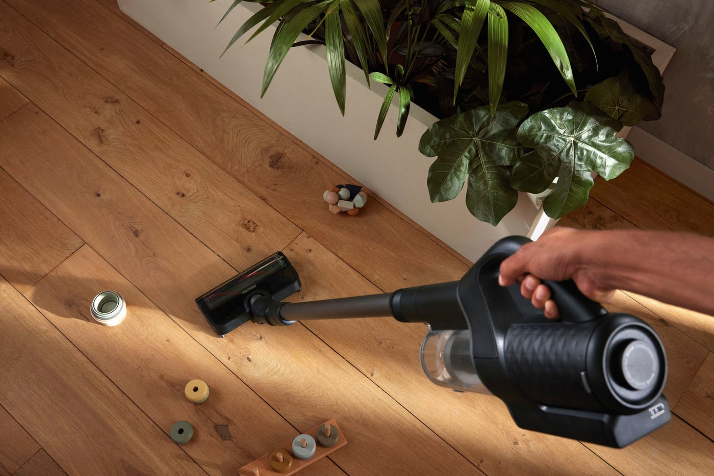 Miele Akku-Handstaubsauger »Duoflex HX1 TotalCare, 2in1-Funktion,« mit Elektrobürste MultiFloor und CarCare Set, Obsidianschwarz Roségold