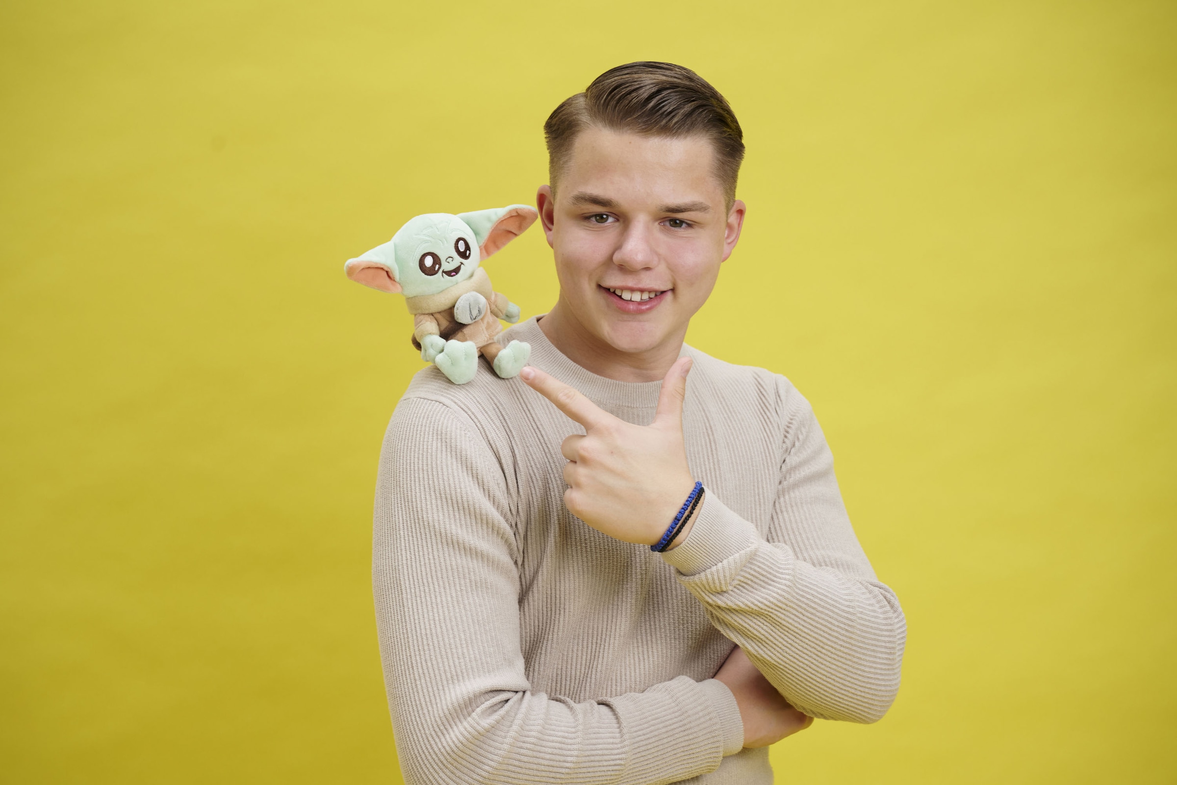 SIMBA Plüschfigur »Star Wars Grogu Schulterplüsch«