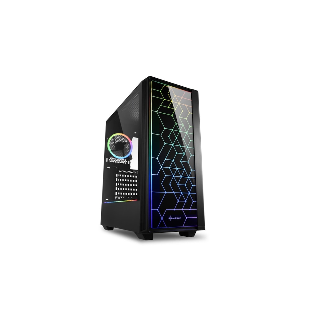 Sharkoon PC-Gehäuse »RGB LIT 100«