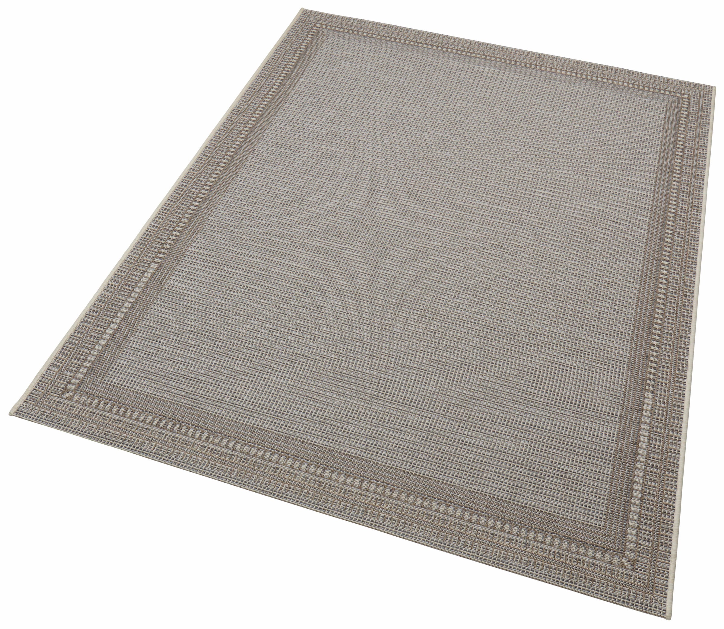 freundin Home Collection Teppich »Ocean«, rechteckig, 4 mm Höhe, In-und Outdoor geeignet, Strapazierfähig und pflegeleicht, Flachgewebe