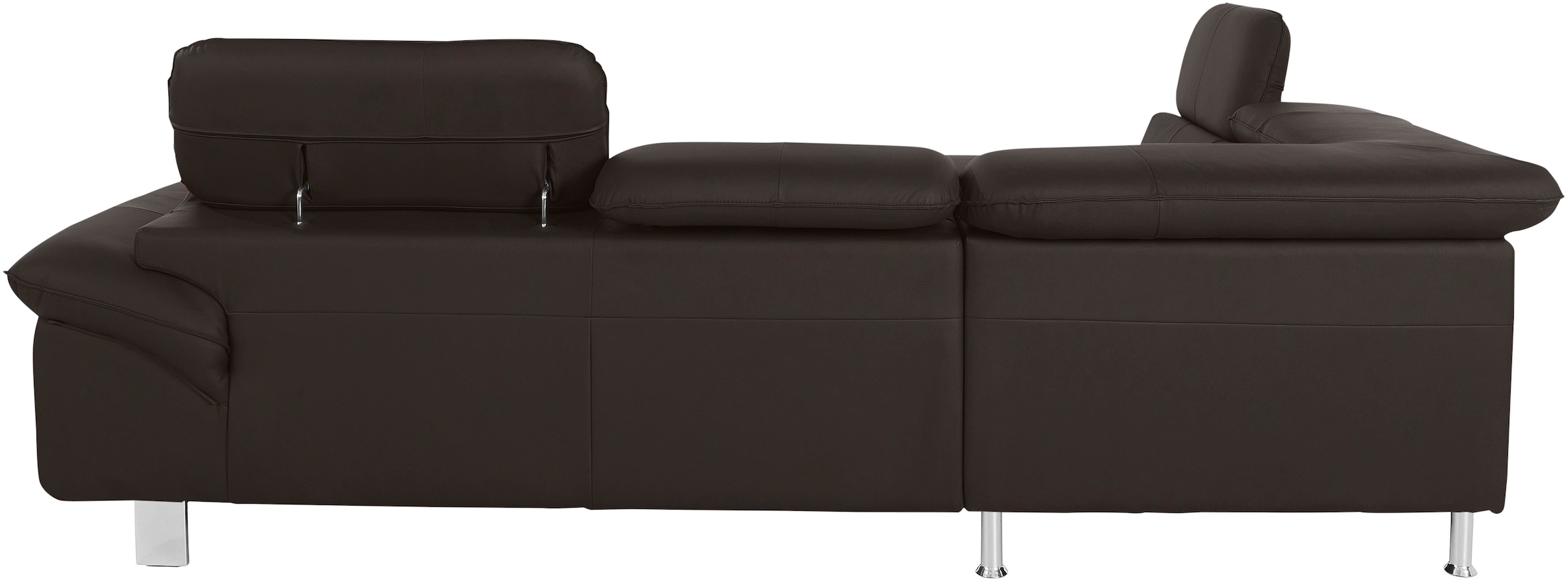 COTTA Ecksofa »Driver L-Form«, mit Kopfteilverstellung, wahlweise mit Bettfunktion & Bettkasten