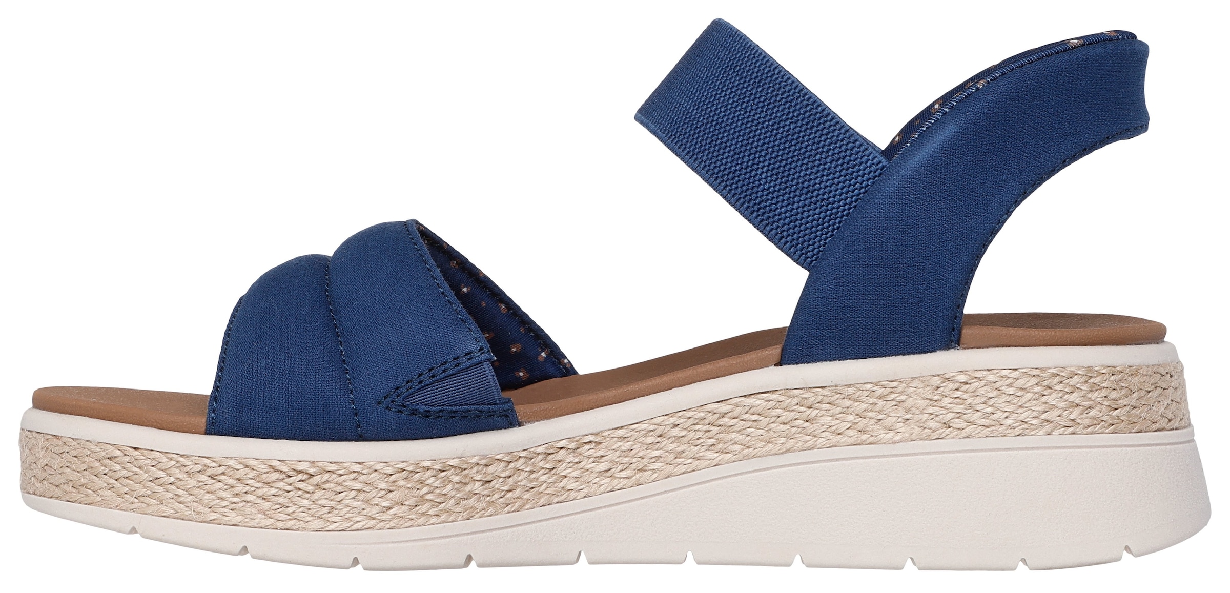 Skechers Sandale »BOBS SUN RAY«, Keilsandale, Sandalette, Plateausandale mit Plush Foam