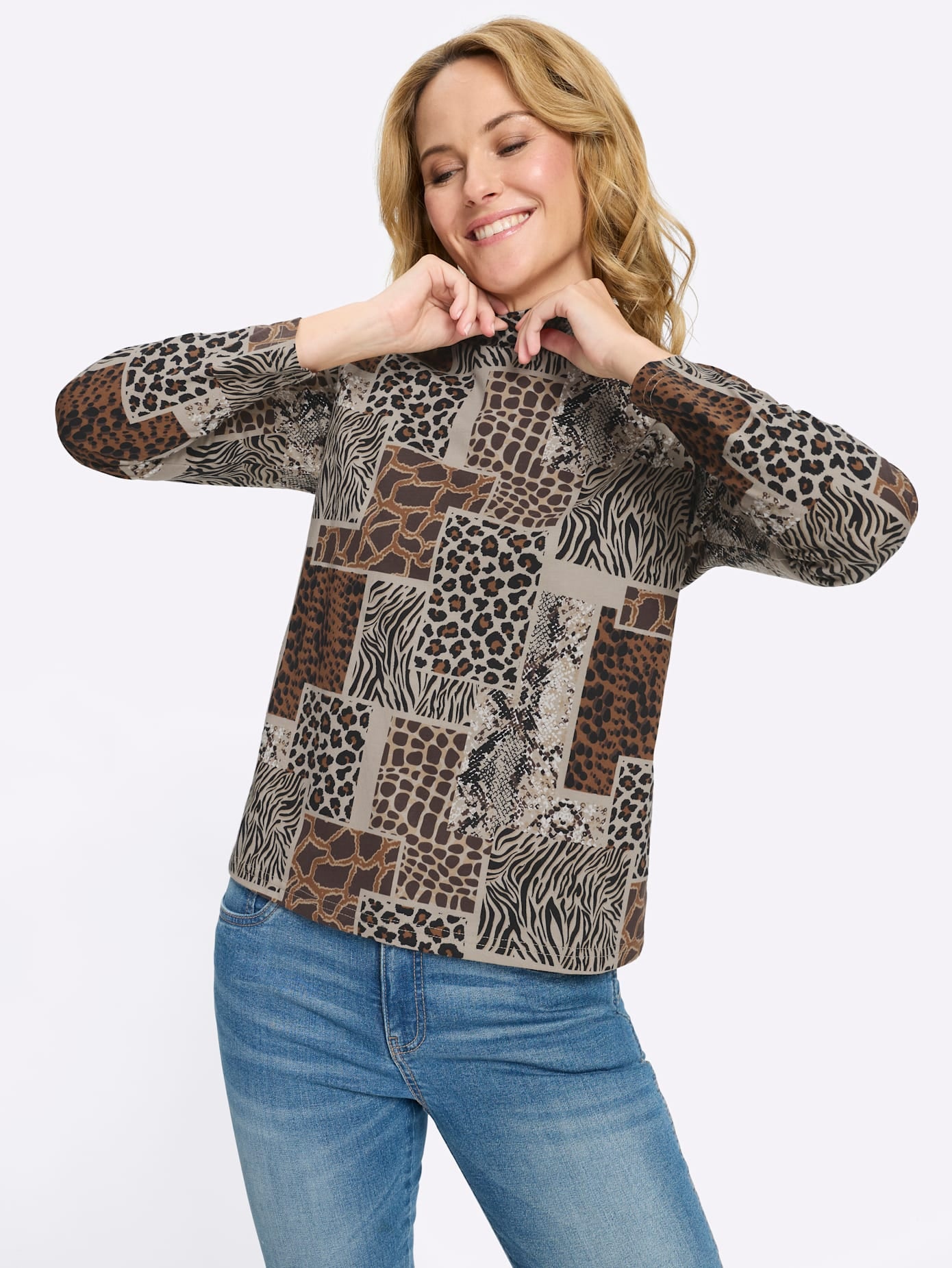 Classic Basics Print-Shirt »Langarm-Shirt« 1