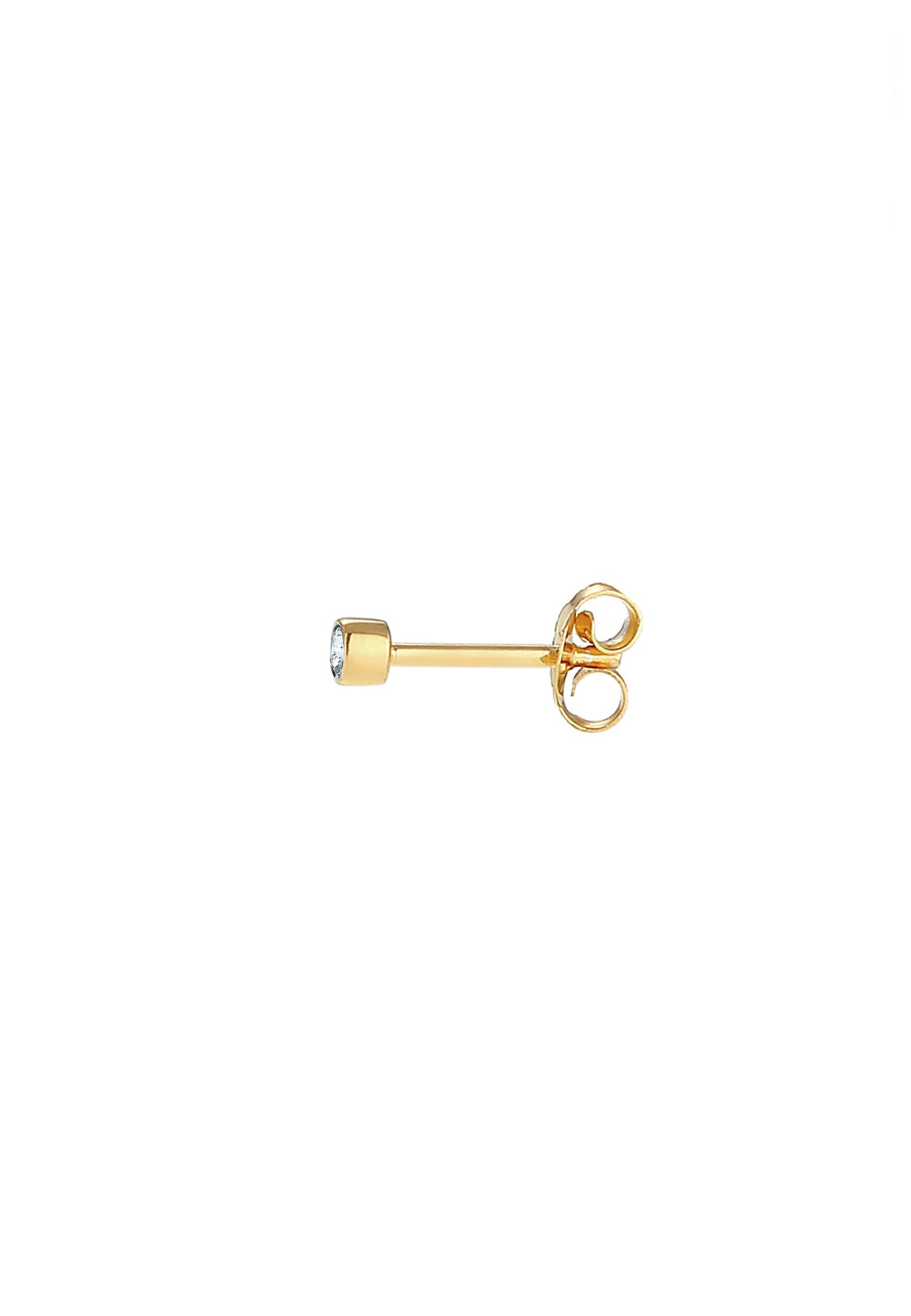 Elli Piercing-Set »Ohrringe Single Ohrstecker Basic Kristall 925 Silber«