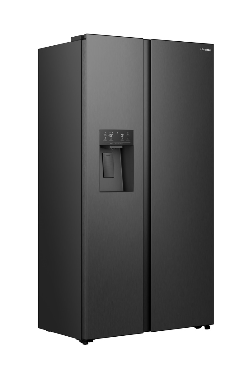 Hisense Side-by-Side »MS91528FC« 178,6 cm hoch 91,1 cm breit mit Wasser-/Eisspender, kein Festwasseranschluss dank Tank