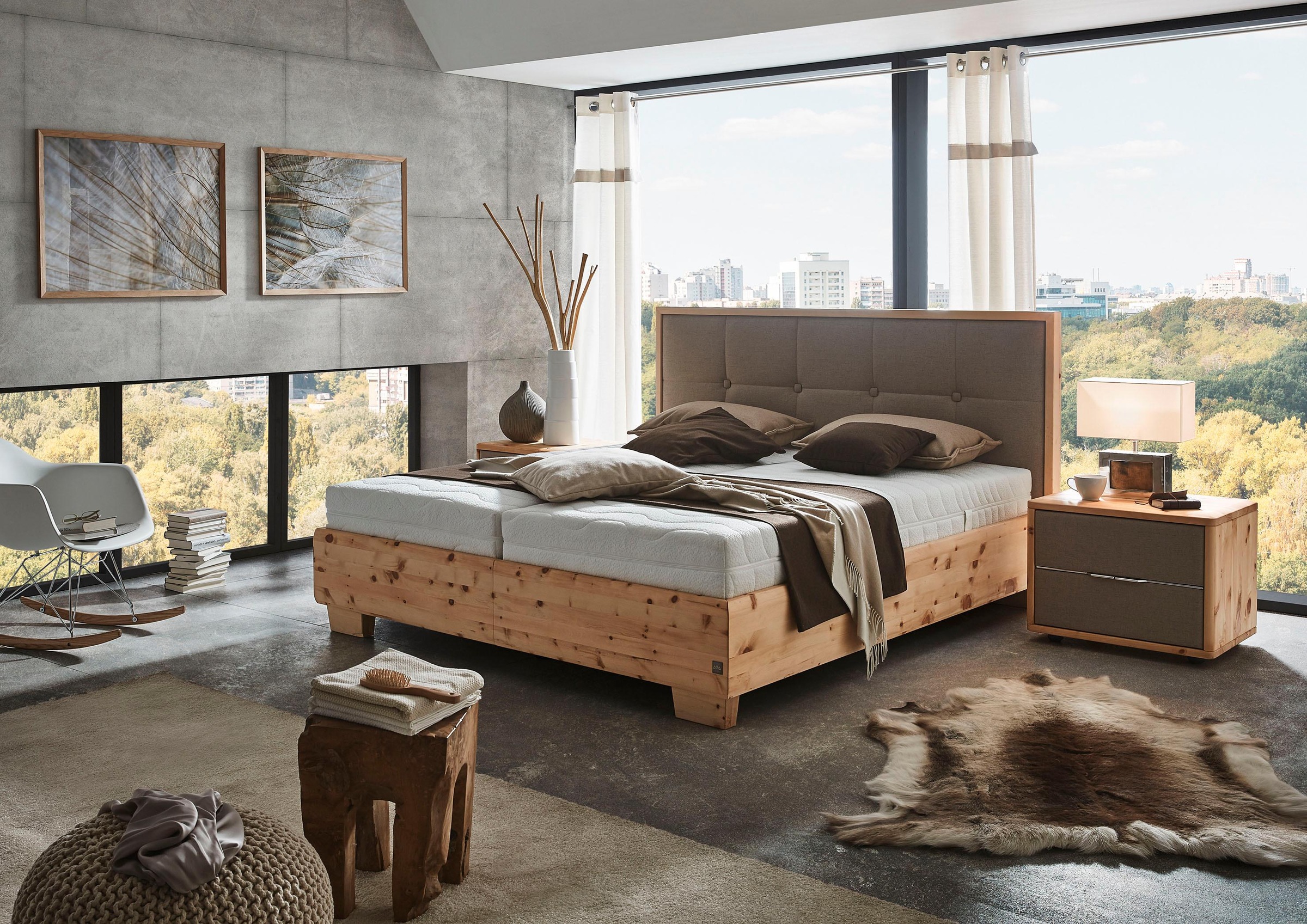 ADA premium Boxspringbett »Pure Pine«