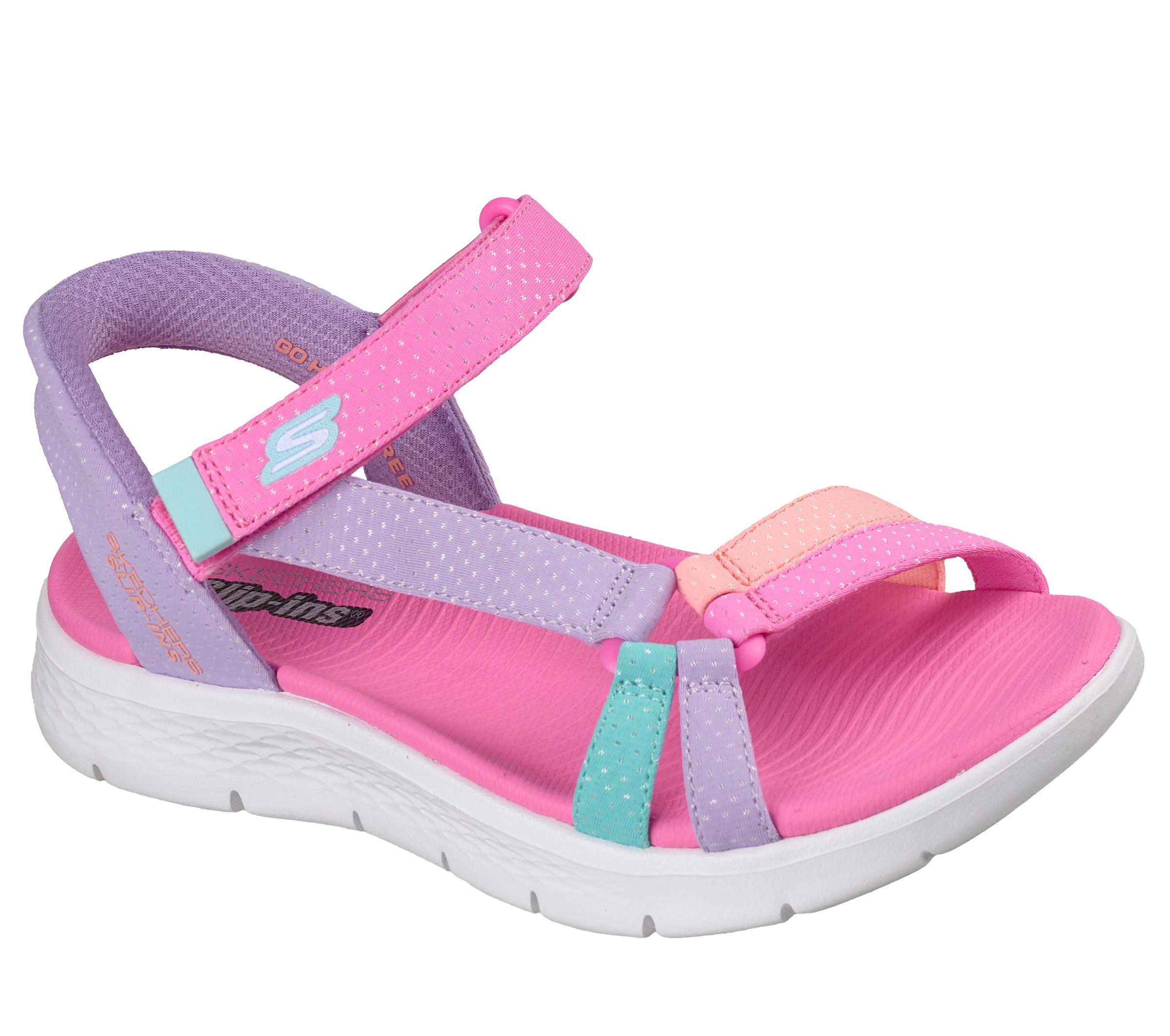 Skechers Sandale »GO WALK FLEX SANDAL«  Sommerschuh mit Klettverschluss, Größenschablone zum Download