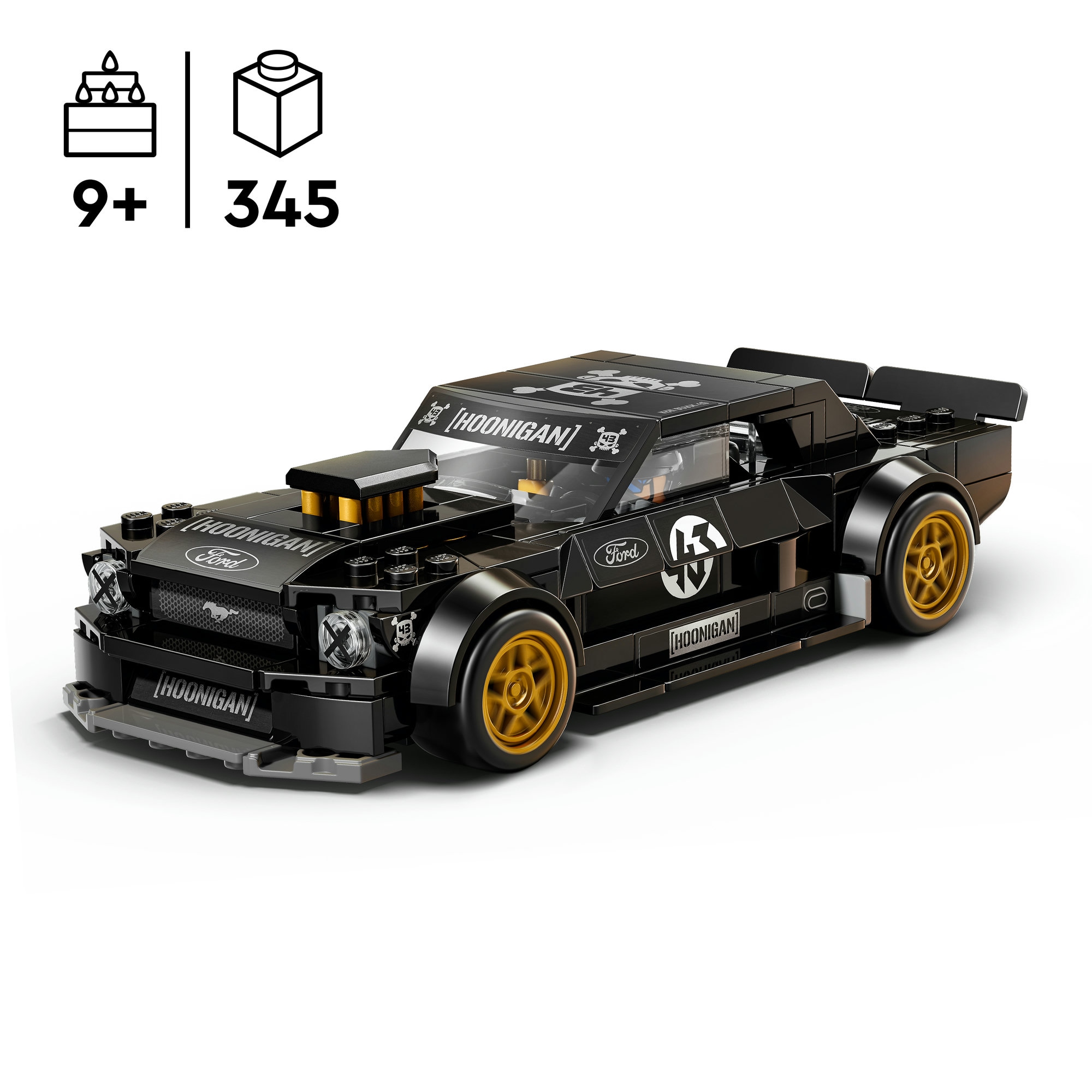 LEGO® Konstruktionsspielsteine »Ken Blocks 1965 Ford Mustang Hoonicorn V1 (77262)« LEGO Speed Champions; Made in Europe