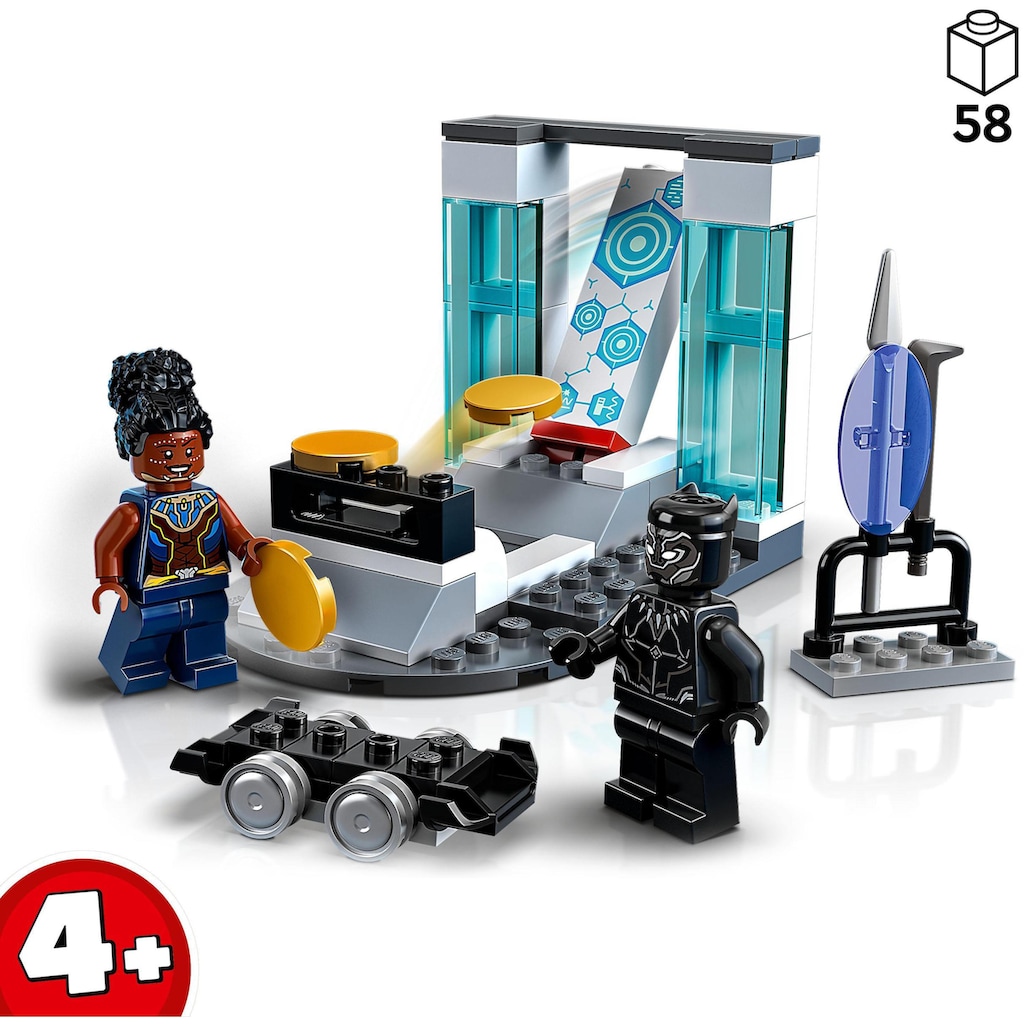 LEGO® Konstruktionsspielsteine »Shuris Labor (76212), LEGO® Marvel«, (58 St.), Made in Europe