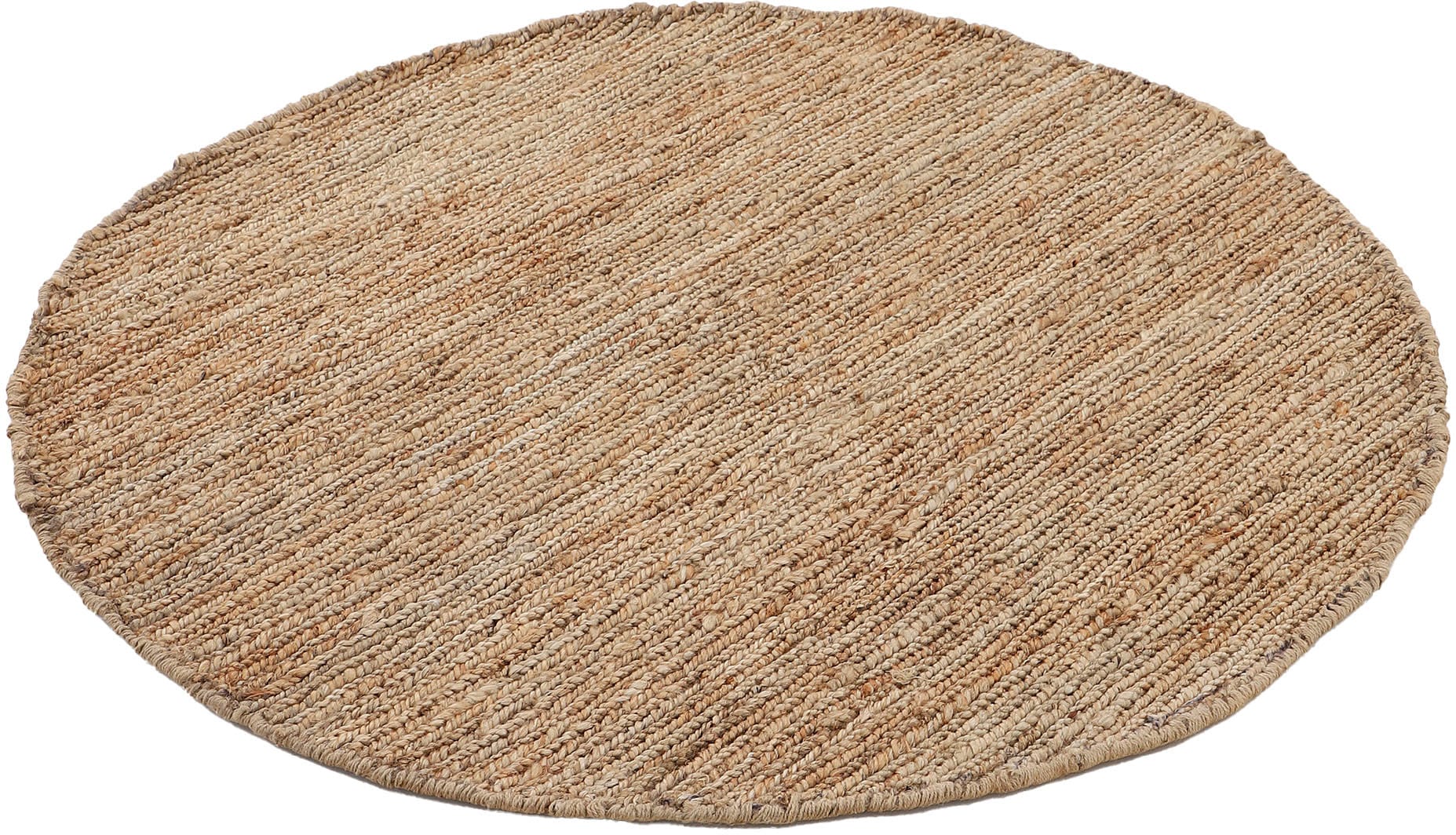 carpetfine Teppich »Nala Juteteppich Naturfaser«, rund, 9 mm Höhe, wendbar, aus 100% Jute, in vielen Größen und Formen, quadratisch, rund