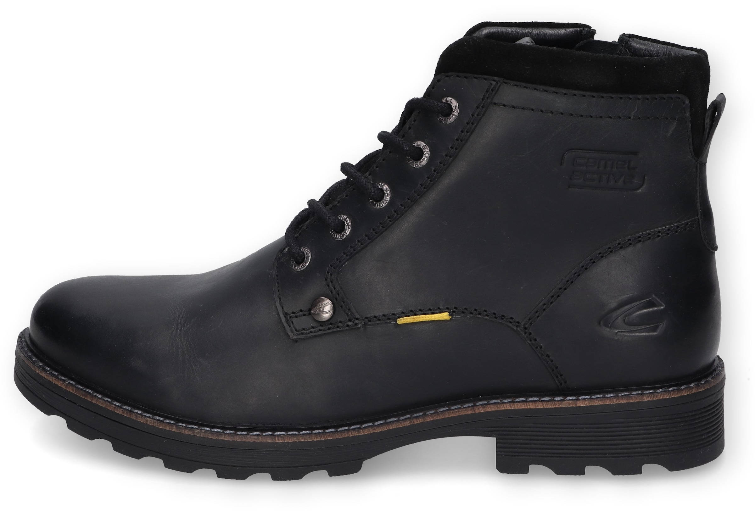 camel active Schnürstiefel, Stiefel, Business Stiefel, Freizeitschuh mit leichter Laufsohle