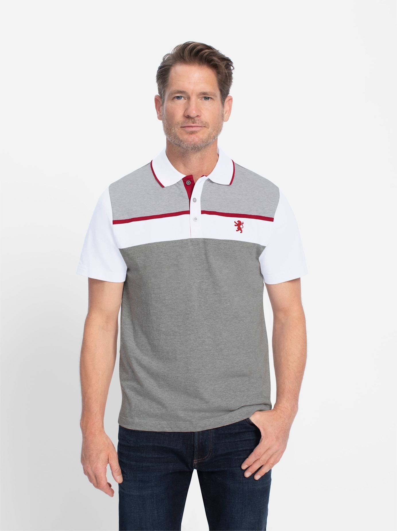 Marco Donati Kurzarmshirt »Kurzarm-Poloshirt«, (1 tlg.)