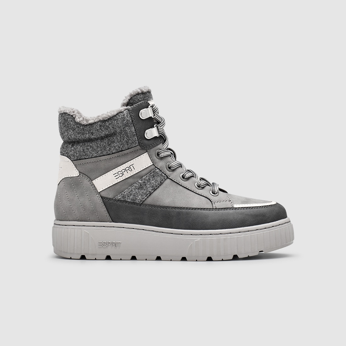 Esprit Winterboots »PINA«  Plateauboots, Stiefelette, Keilstiefelette mit Reißverschluss
