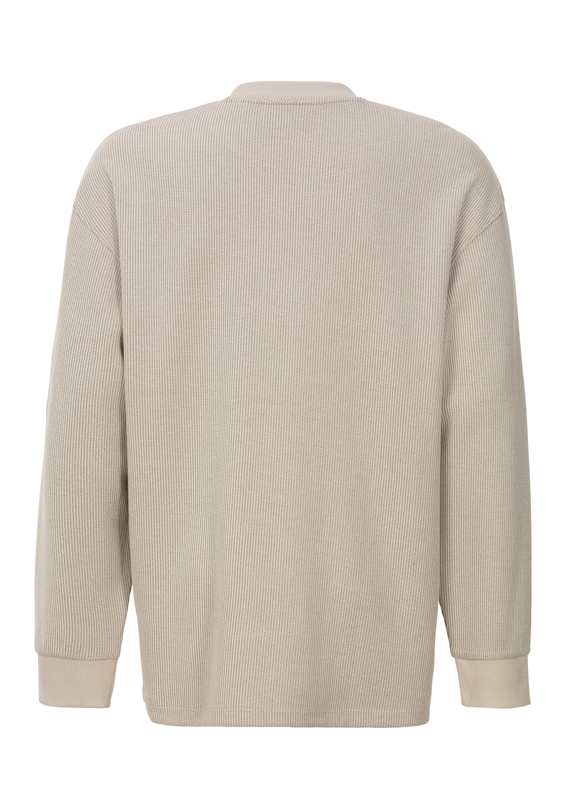 HUGO Blue Langarmshirt »Nuwolo«, mit Logo-Badge