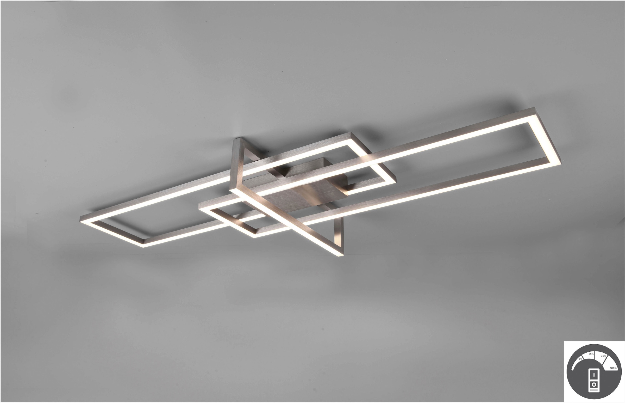 my home LED Deckenleuchte »Alica«, 1 flammig, Leuchtmittel LED-Modul | LED fest integriert, Deckenlampe mit Switch Dimmer