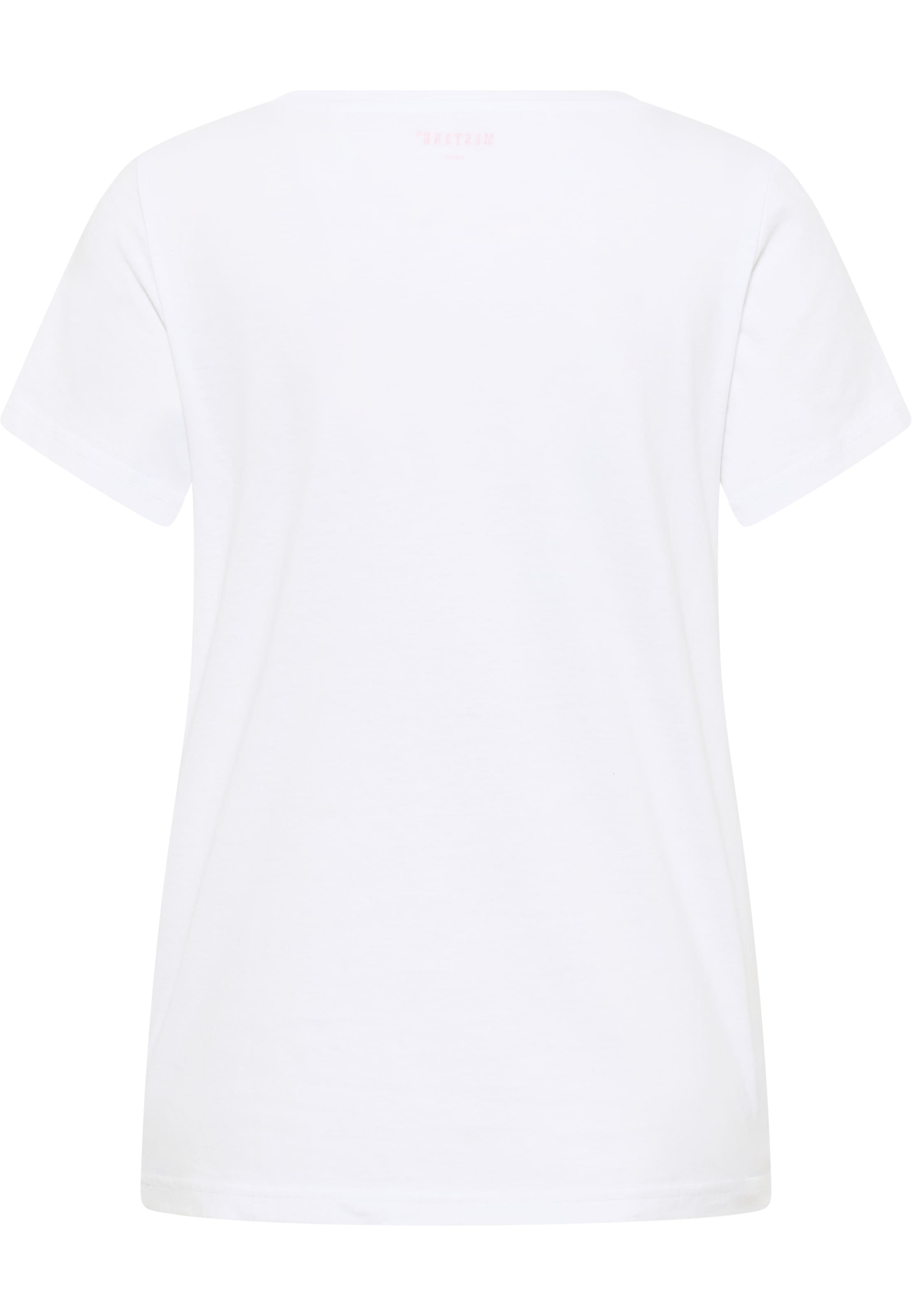 MUSTANG Rundhalsshirt »ALMA« mit Logo Print