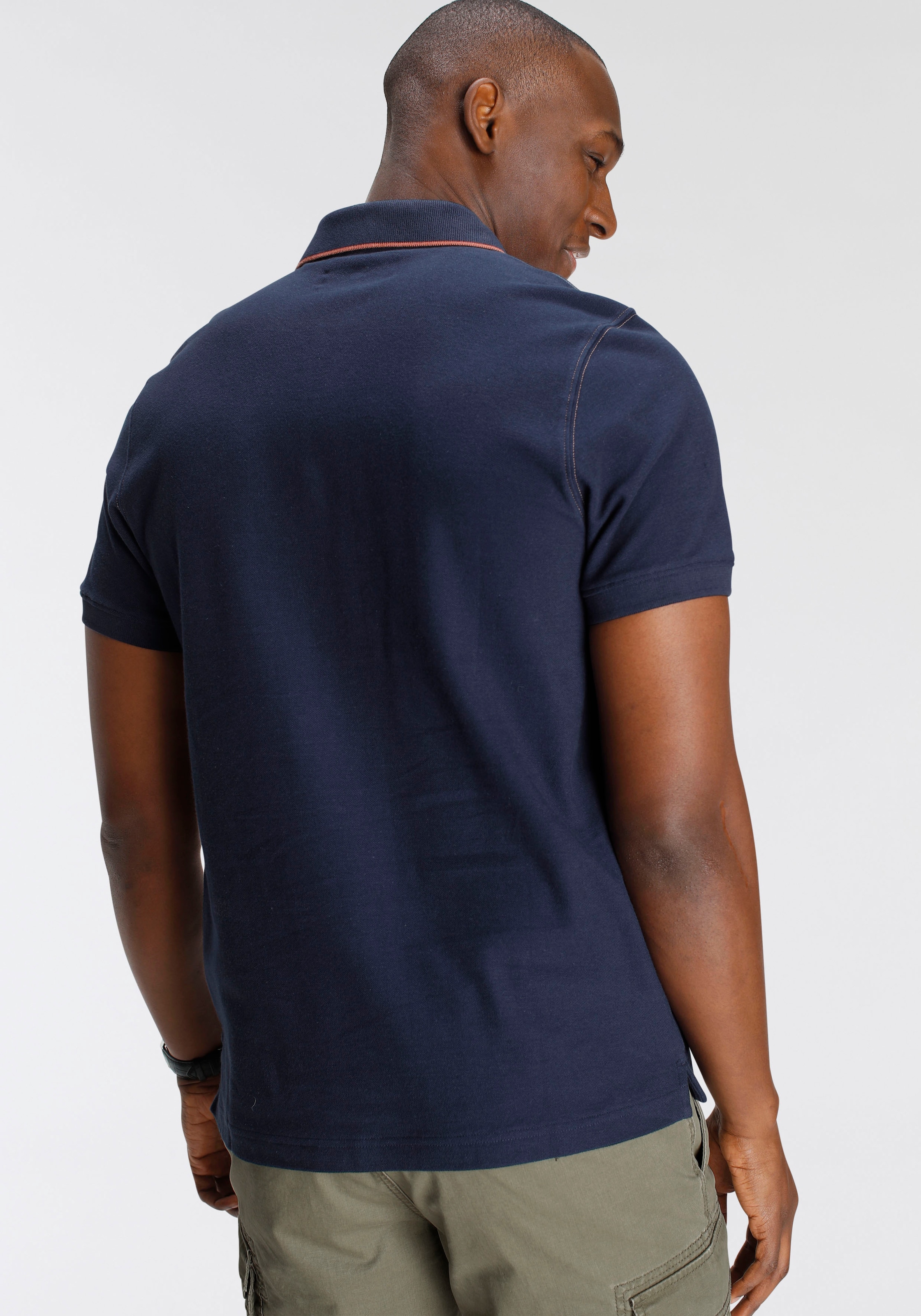 DELMAO Poloshirt, mit Brustprint und Stickerei - NEUE MARKE! online shoppen  bei OTTO | Print-Shirts