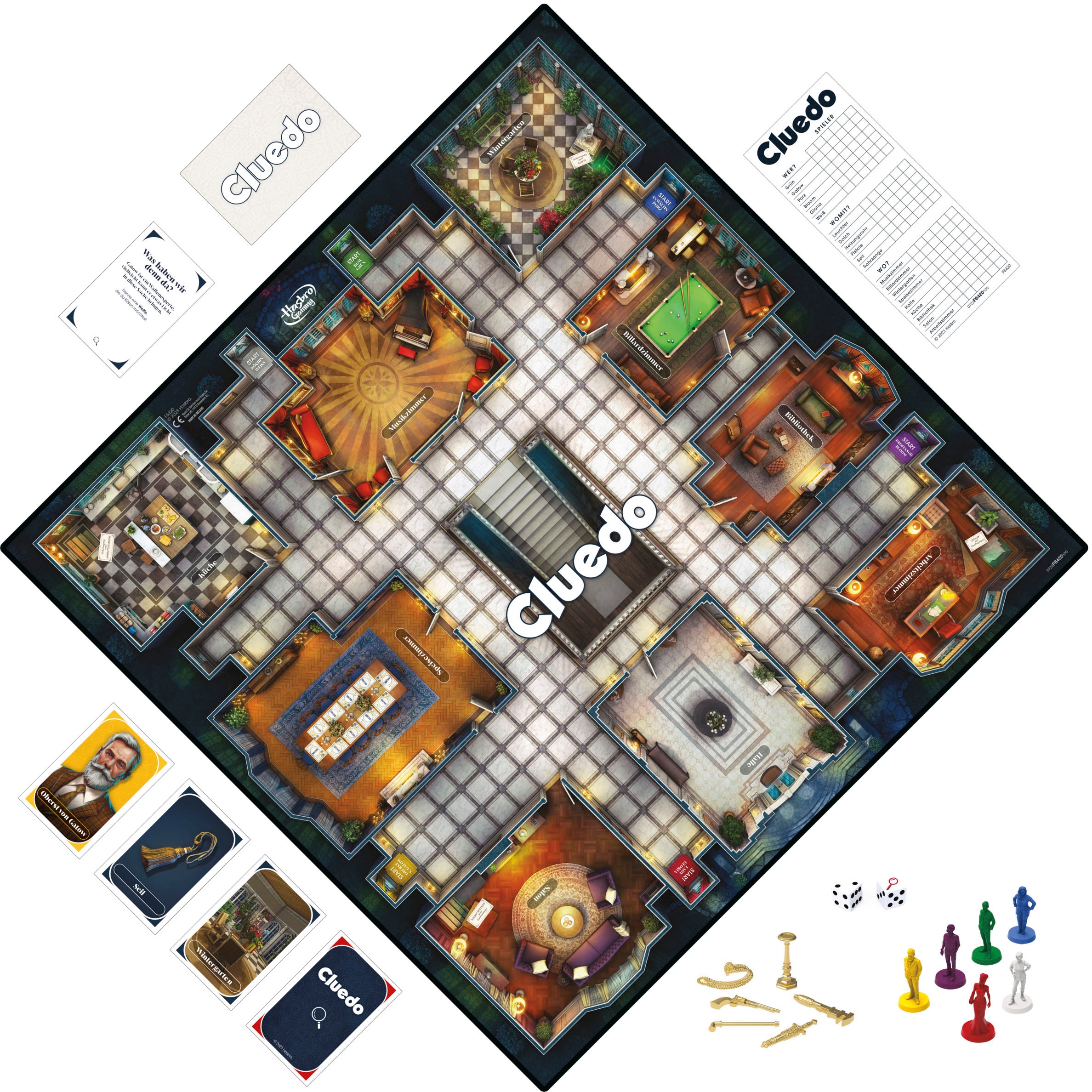 Hasbro Spiel »Cluedo Das klassische Detektivspiel«