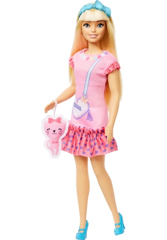 Mattel® Anziehpuppe »My First Barbie Core Doll with Kitten (blonde Haare)«, Größe ca.... kaufen
