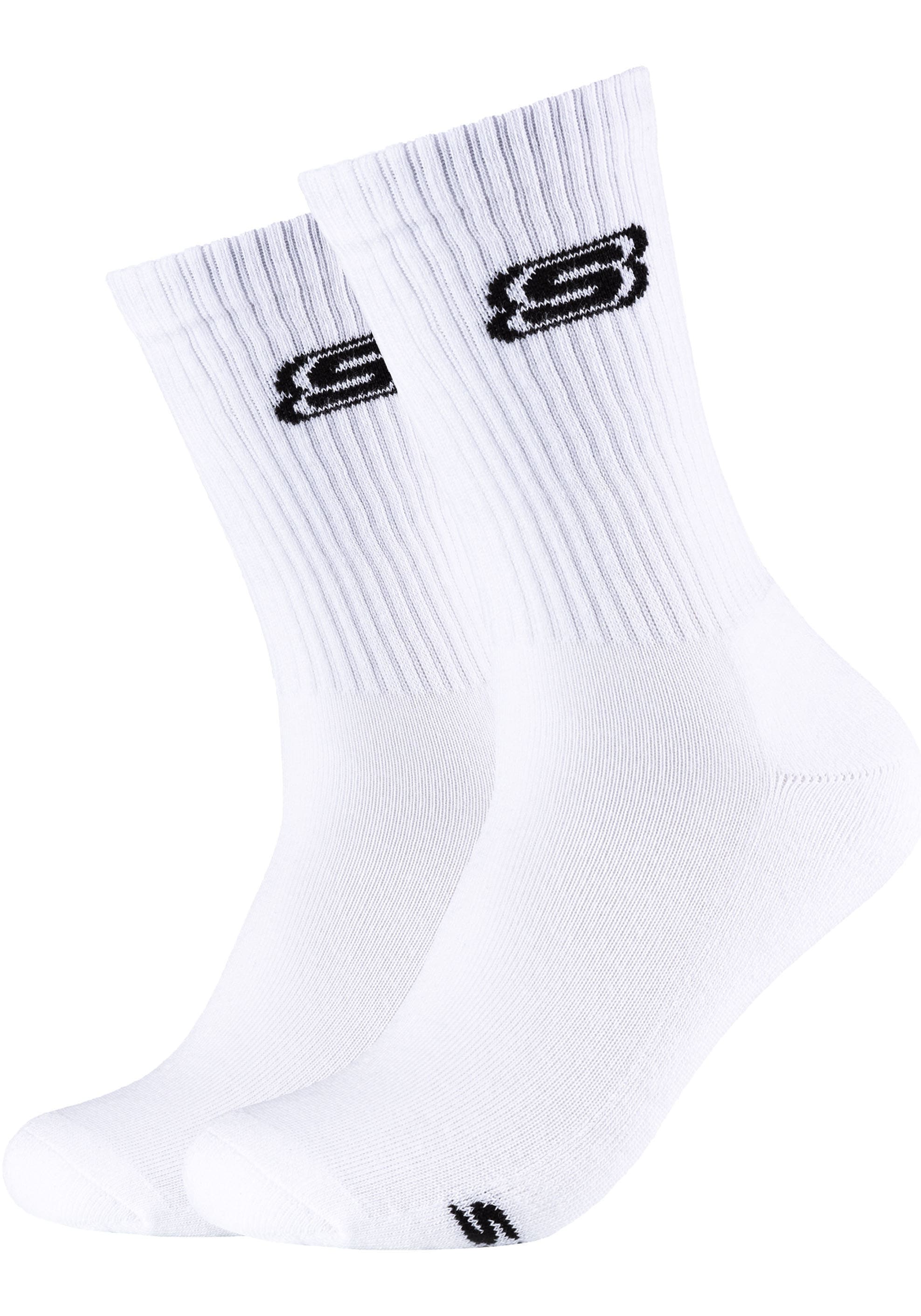 Skechers Socken »cushioned«, (4 Paar), mit verstärkter Ferse & Spitze für lange Haltbarkeit