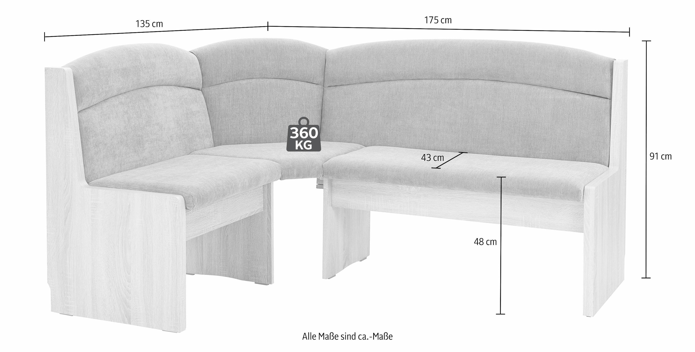 Eckbankgruppe 4 »Moldau«, (Set, INOSIGN bestellen bei OTTO tlg.)