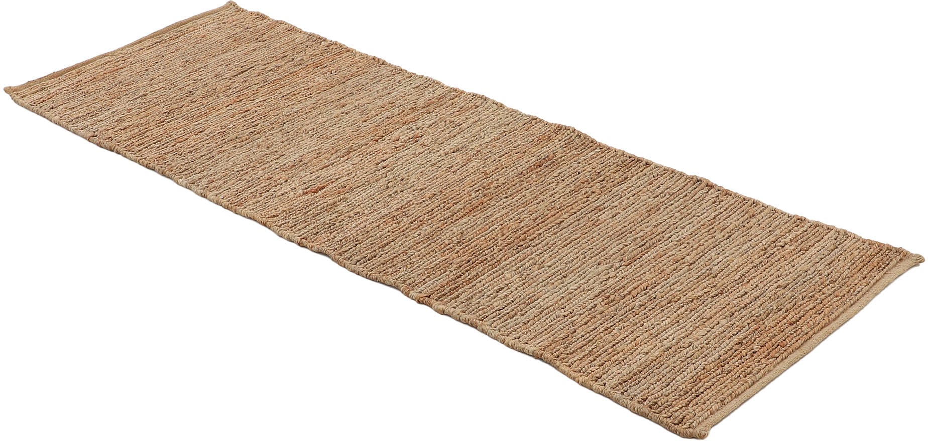 carpetfine Läufer »Nala Juteteppich Naturfaser«, rechteckig, 9 mm Höhe, wendbar, aus 100% Jute, in vielen Größen und Formen, quadratisch, rund