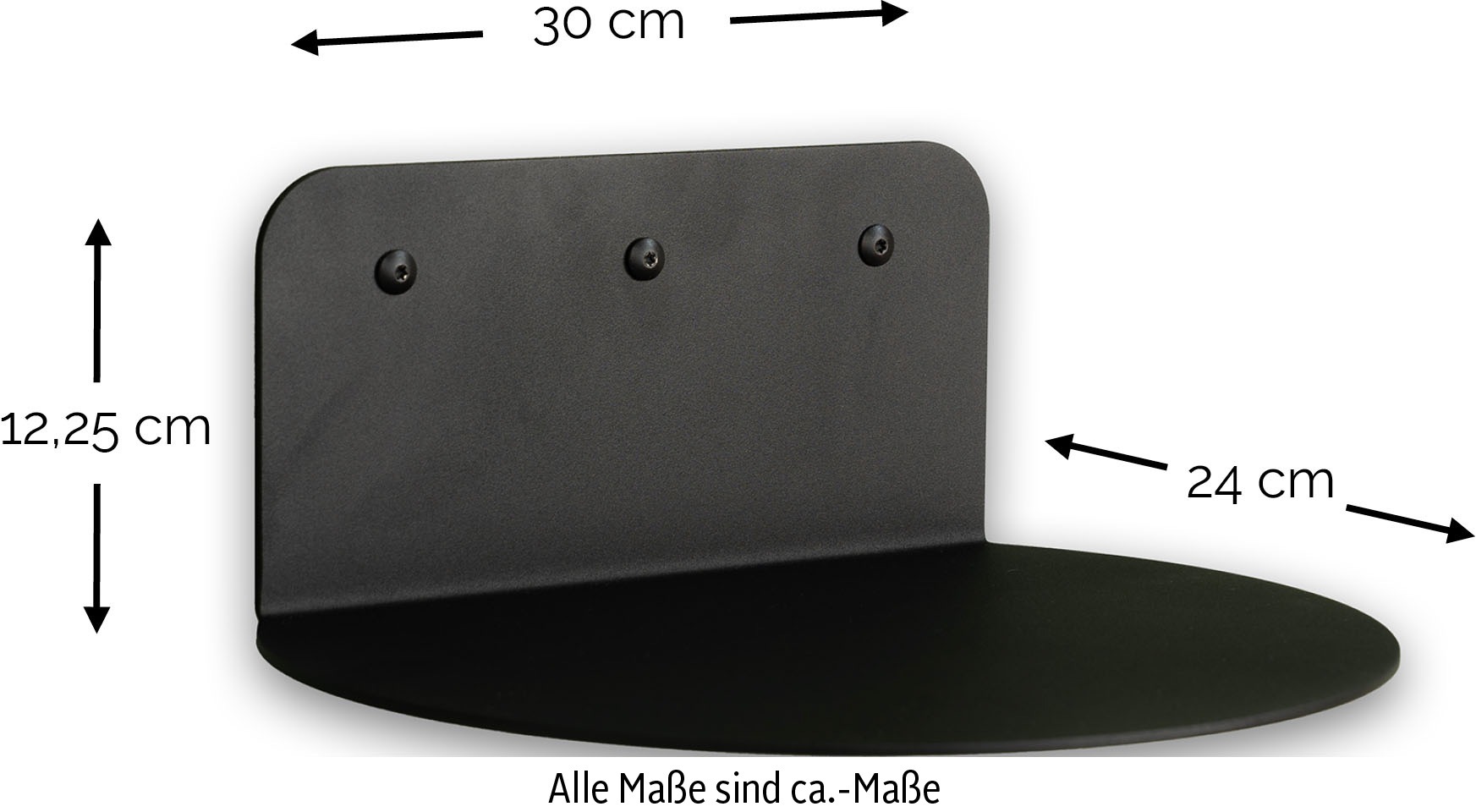 Spinder Design Wandregal »FLEX«, (1 St.), Multifunktionales Wandregal aus Stahl
