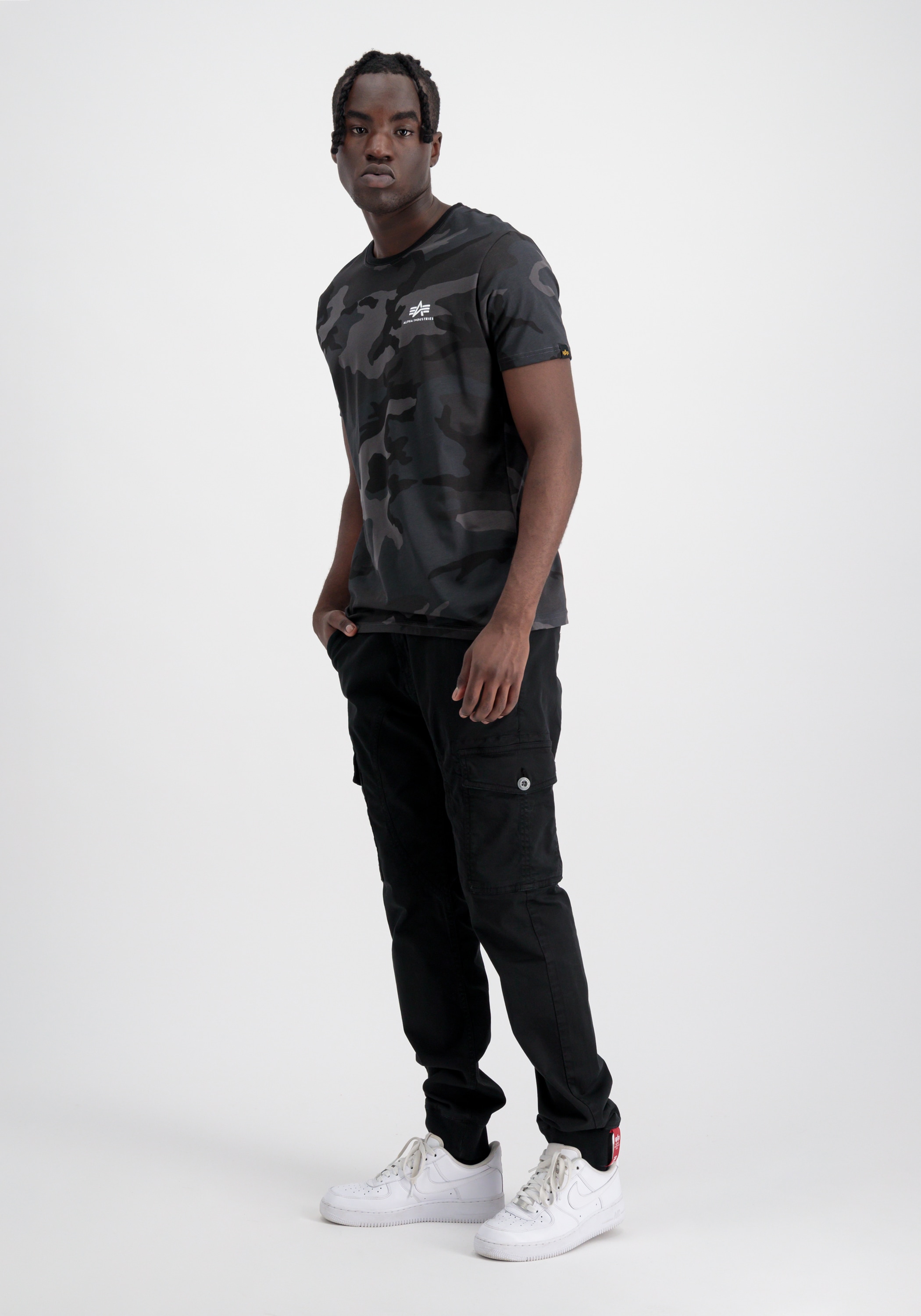 Alpha Industries T-Shirt »Alpha Industries Men - T-Shirts Backprint T Camo«