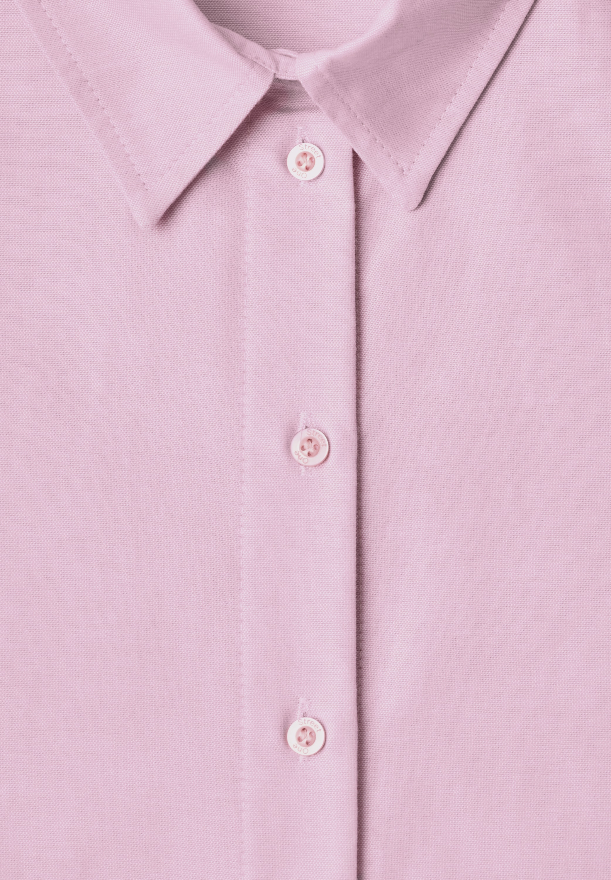 STREET ONE Oxford Bluse mit Backprint