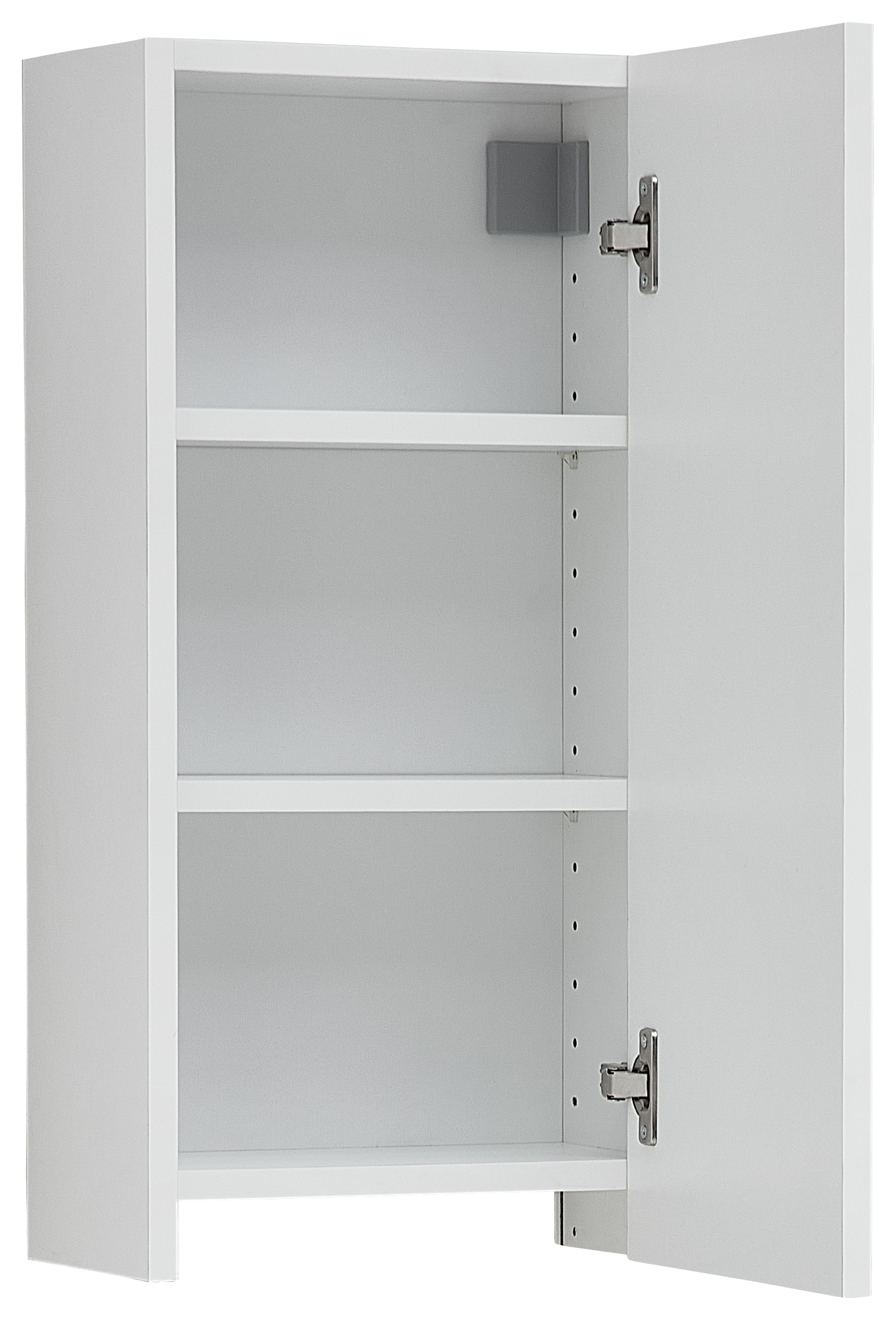 Saphir Badmöbel-Set »Quickset 100, Waschbeckenunterschrank mit Spiegelschrank«, (5 St.), Badezimmer-Set mit Unterschrank, Hängeschrank und Midischrank in Weiß