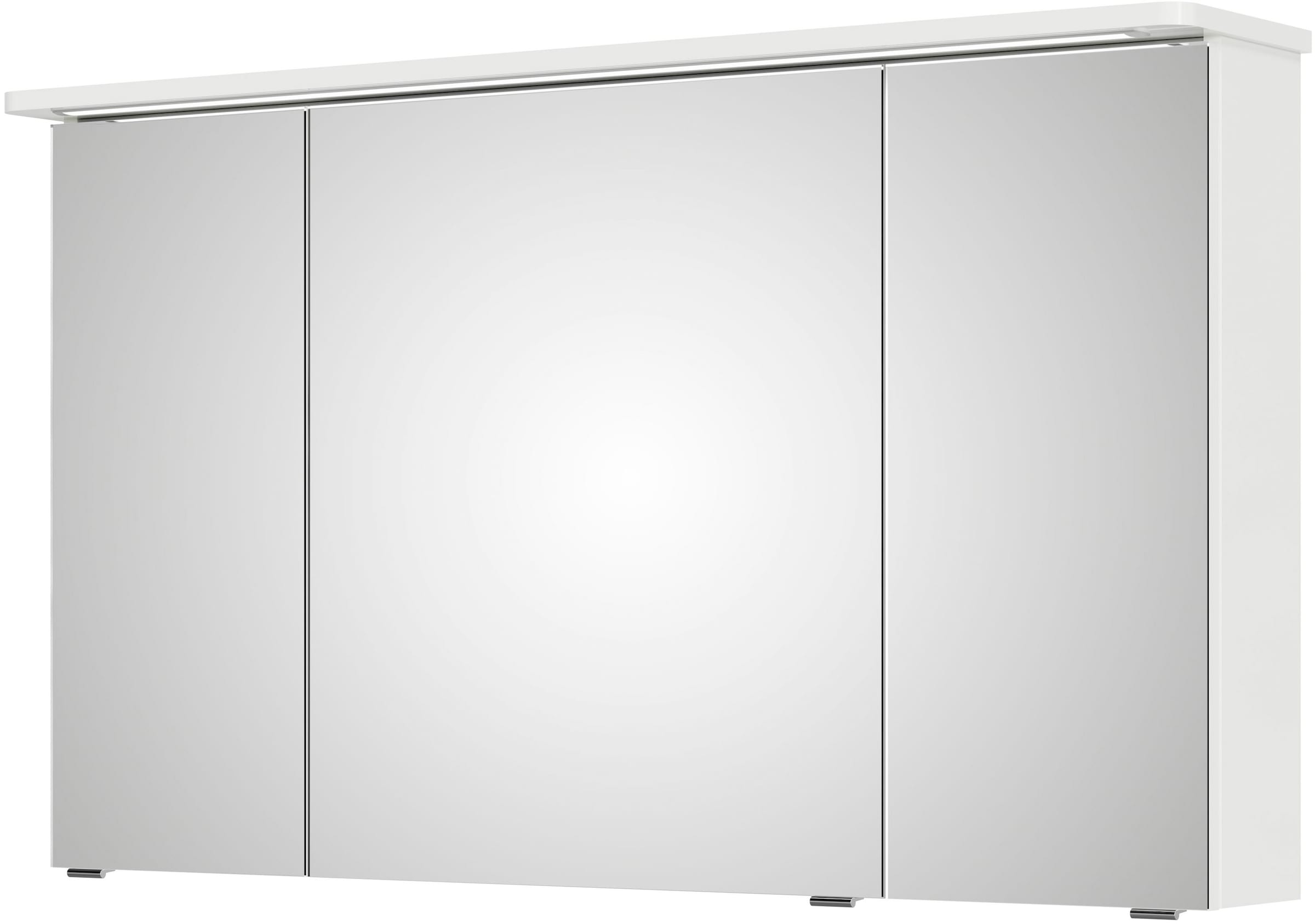 Saphir Badmöbel-Set »Serie 4005, vormontiert, Glaswaschbecken, Spiegelschrank«, (Set, 6 St.), Badezimmer-Set mit Unterschrank, Hängeschrank, Hochschrank, Türdämpfer