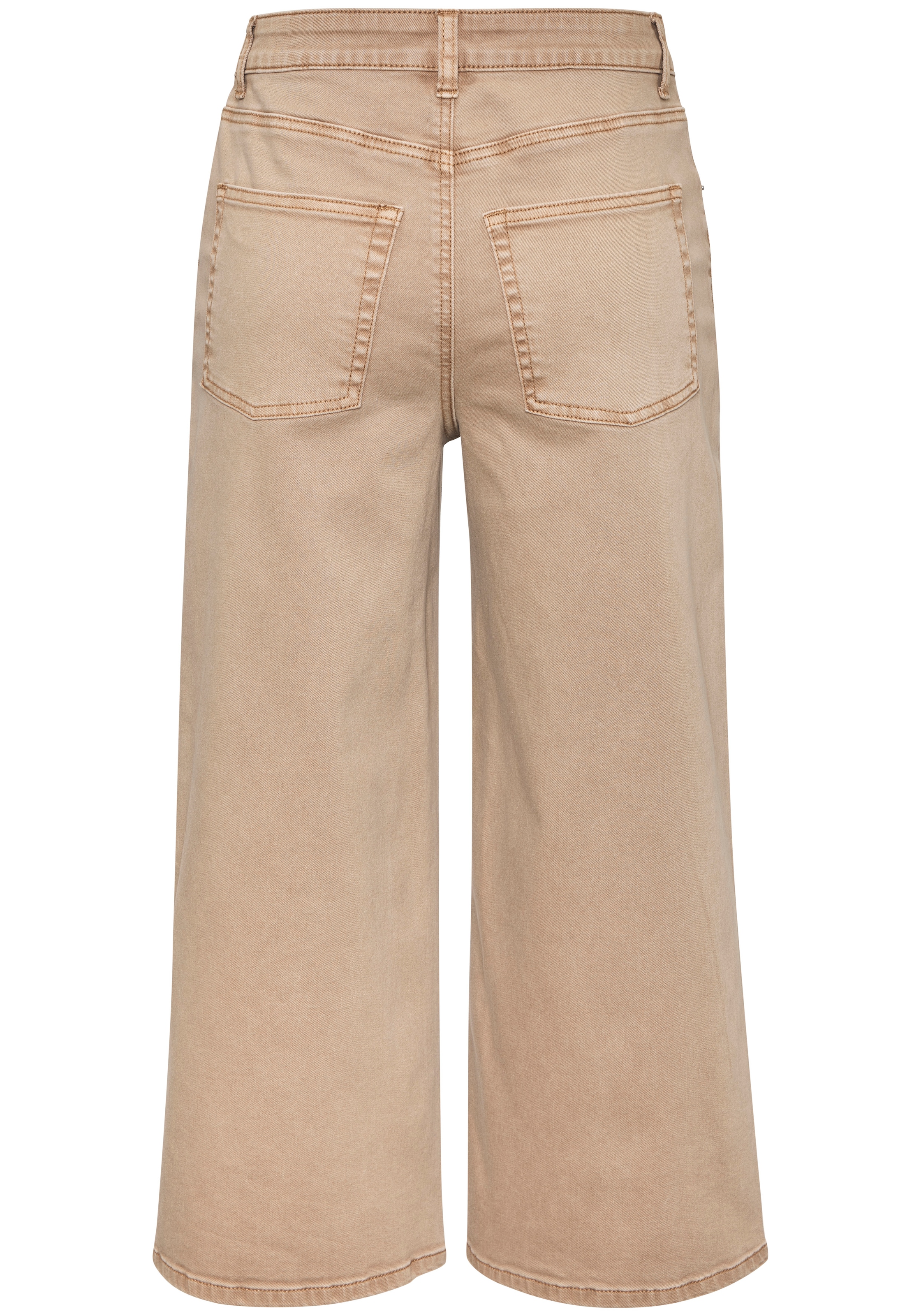 LASCANA 7/8-Jeans »in modischer Culotte-Form« aus Baumwoll-Denim, Straight-Leg, Culotte-Jeans