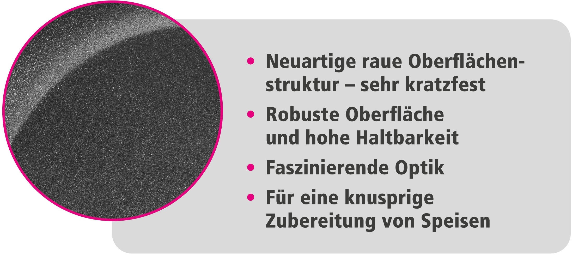 GSW Bratpfanne »Titanium Granit Advanced« Aluminiumguss 1 Stk. tlg. Bratpfanne aus Aluminium-Guss mit Antihaft-Versiegelung