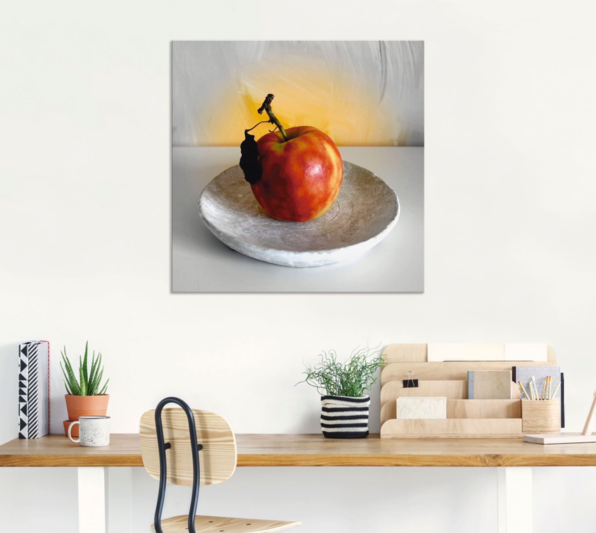 Artland Wandbild »Ein Apfel am Tag«, Arrangements, (1 St.), als Alubild, Outdoorbild, Poster, Wandaufkleber in verschied. Größen