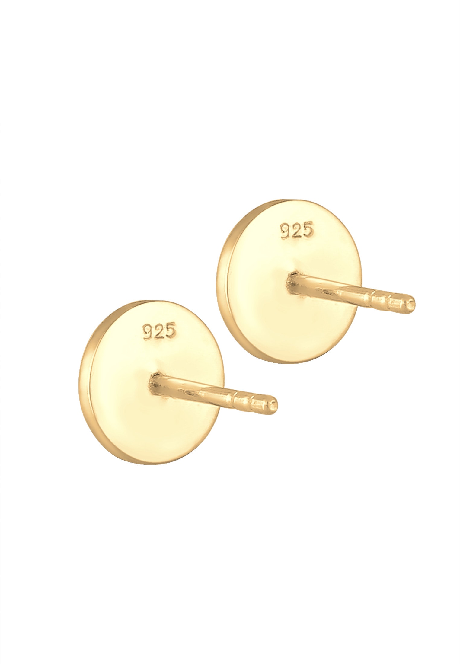 Kuzzoi Paar Ohrstecker »Ohrringe Ohrstecker Plättchen 925 Sterling Silver«