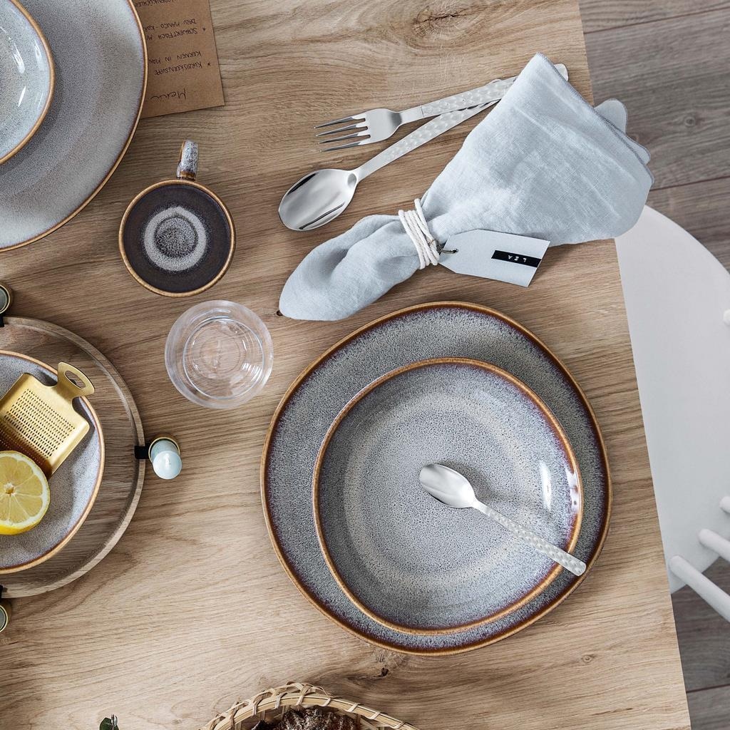 like. by Villeroy & Boch Geschirr-Set »Frühstücks-Set Lave 4er Set« Spülmaschinenfest, Mikrowellensicher