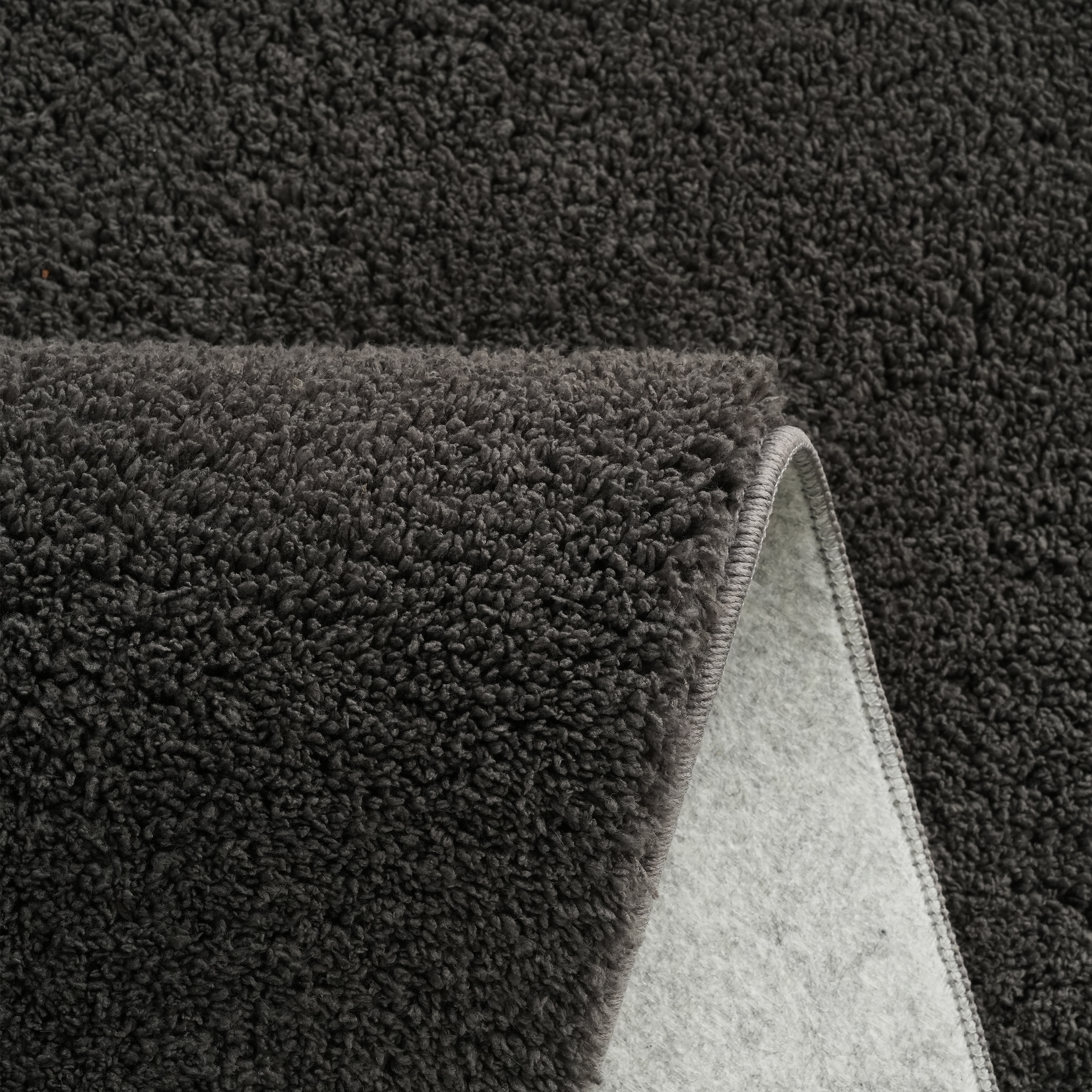 OTTO home Teppich »Cali Shaggy« rechteckig 22 mm Höhe Uni-Farben, kuschelig, & weich, waschbar, Wohnzimmer, Schlafzimmer