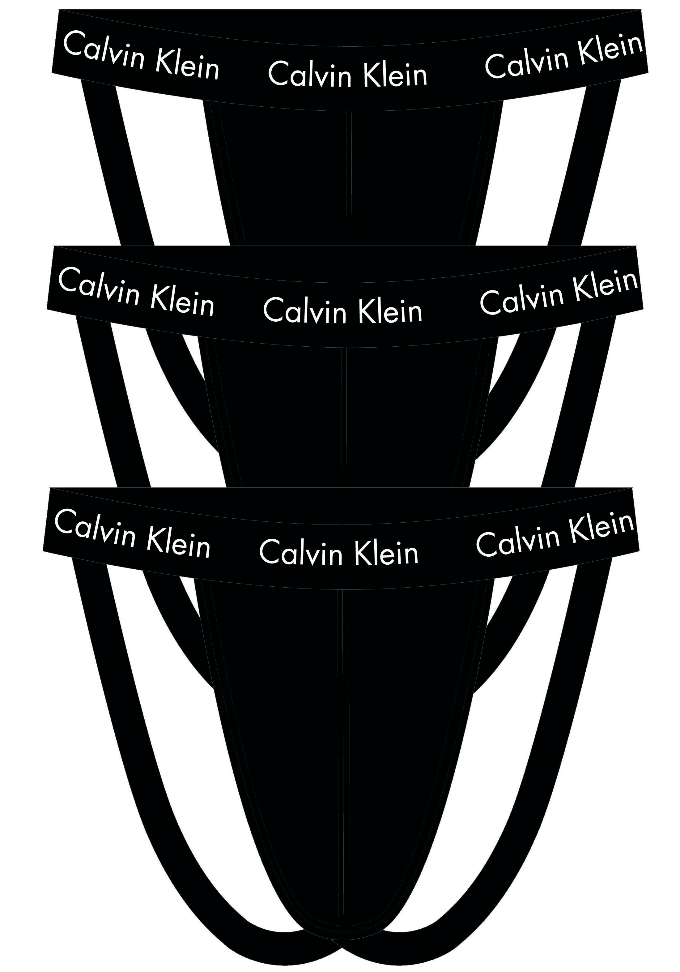 Slip »JOCK STRAP 3PK«, (Packung, 3er-Pack), mit Calvin Klein Logo-Elastikbund