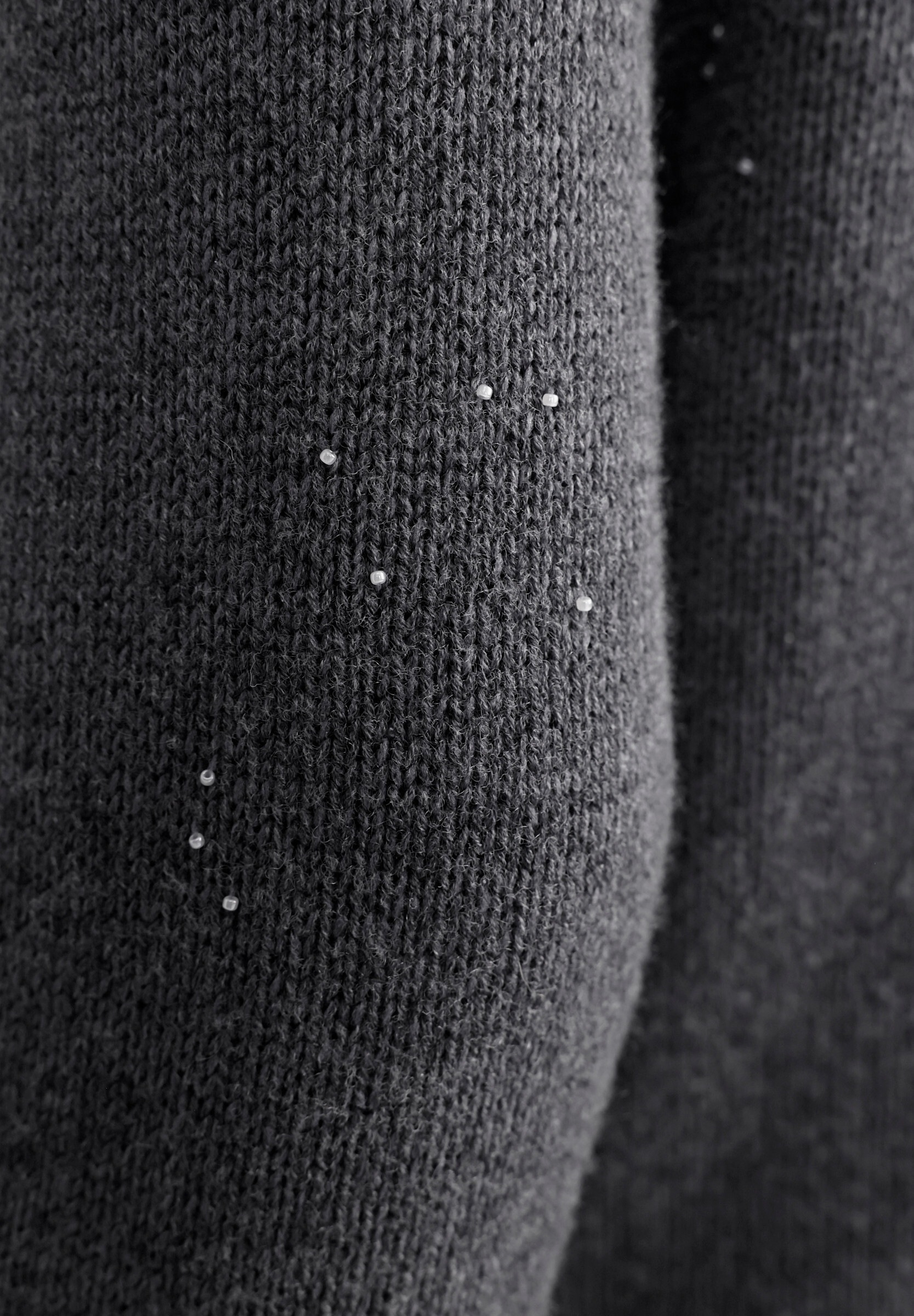 creation L Strickpullover »Kaschmir-Woll-Pullover Langarm-Pullover mit 10% Kaschmir und Zierperlen«