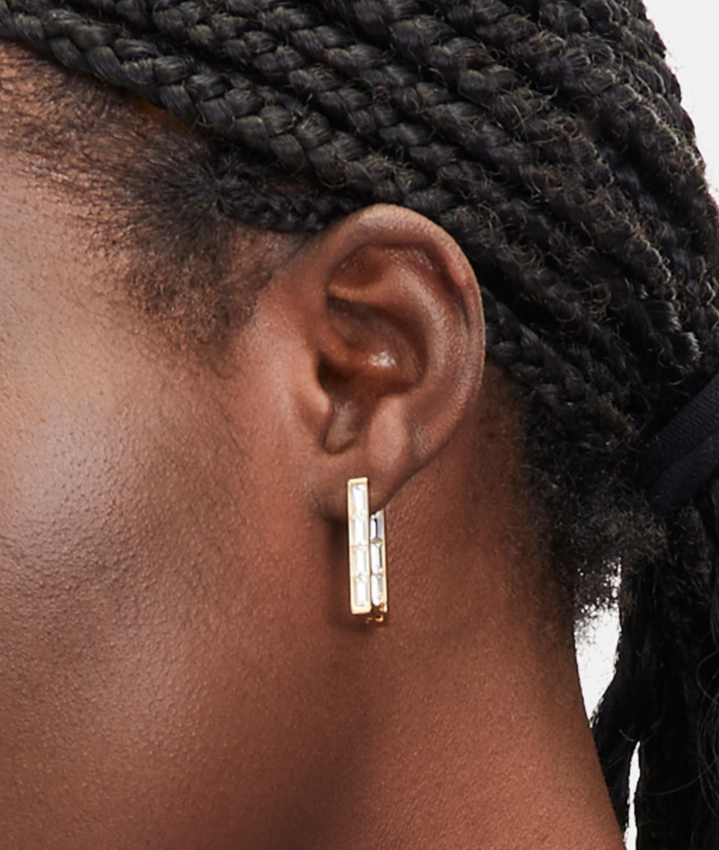 Liebeskind Berlin Paar Creolen »Schmuck Edelstahl Ohrringe The Festive Mini Link Sparkle« mit Zirkonia (synth.) - Einhänger abnehmbar